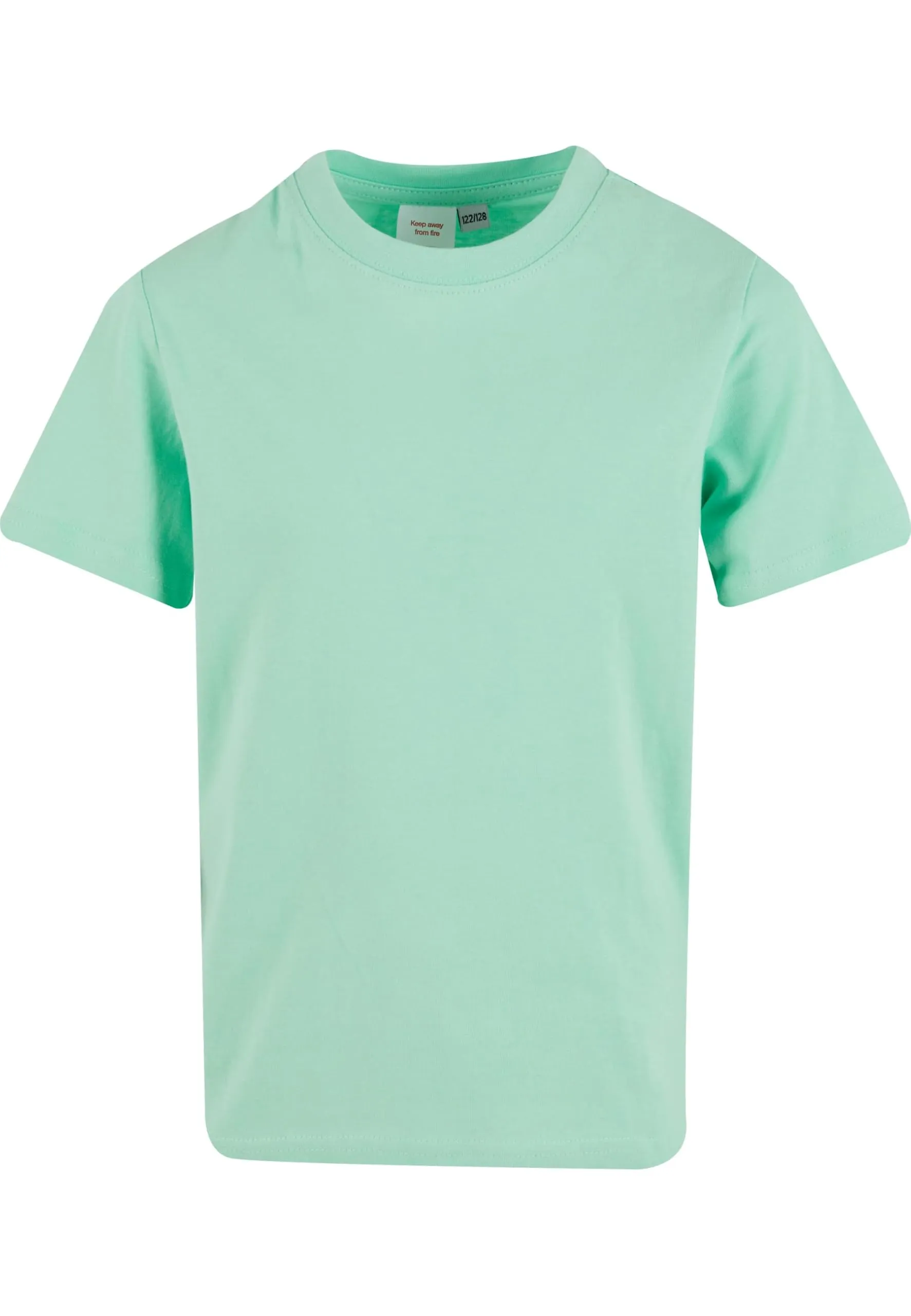 Build your Brand Maglietta da Ragazzo, Verde Menta, 158 cm-164 cm