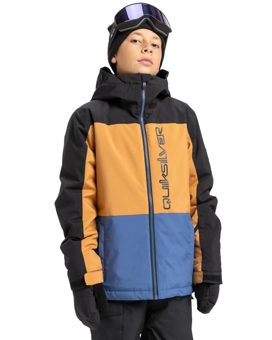 Quiksilver Side Hit Block Jacket - Giacca da ragazzo (confezione da 1)
