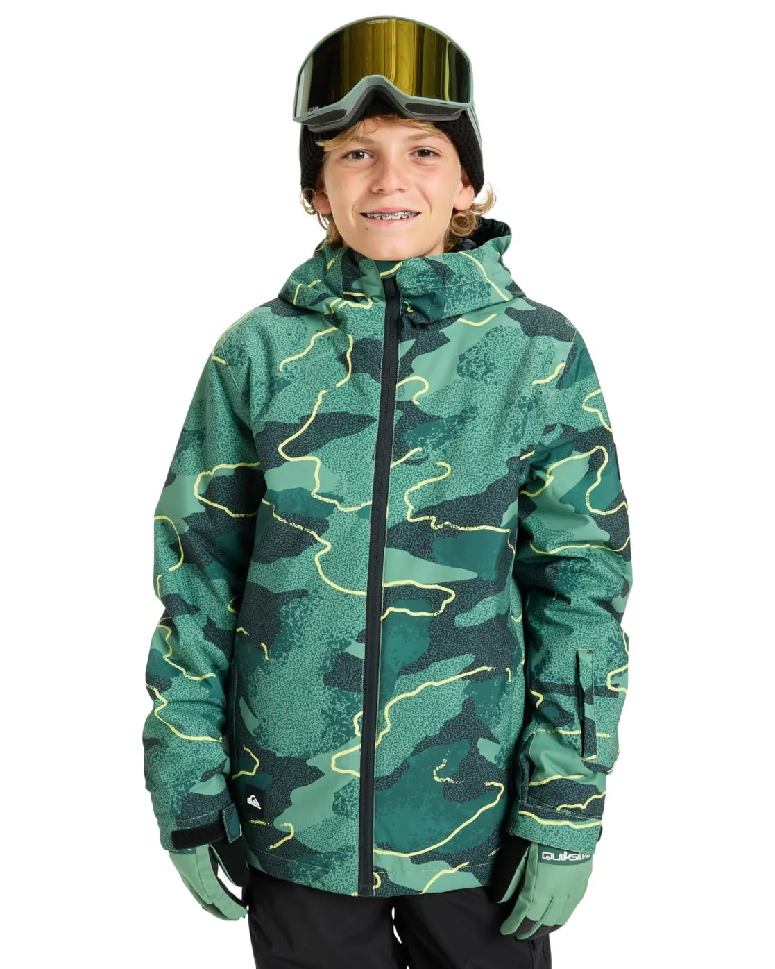 Quiksilver Giacca Snow Mission Printed Jacket Verde 14