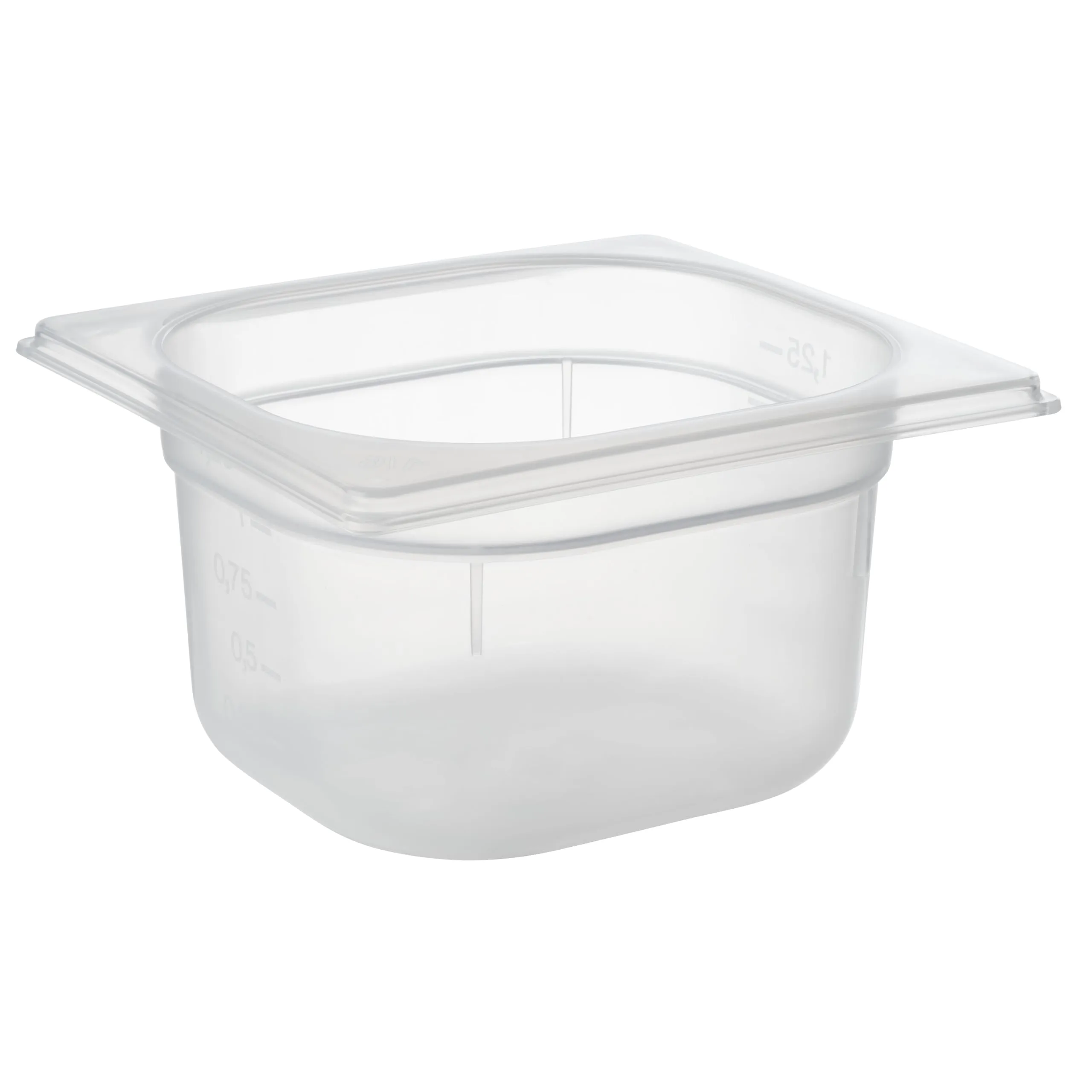 APS GN 1/6 - Contenitore in Polipropilene, 1,5 l, 17,6 x 16,2 cm, Altezza 10 cm