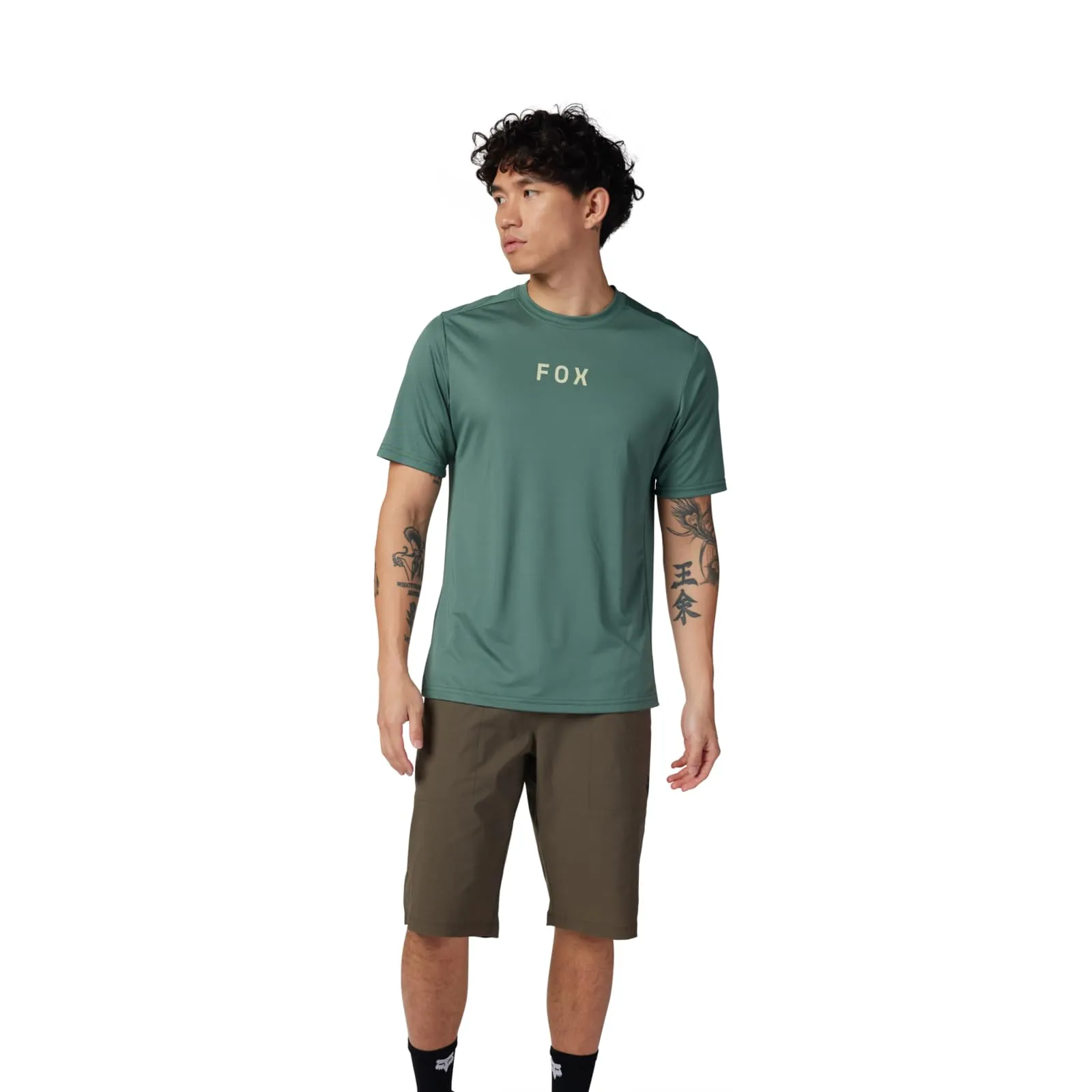 Fox Racing Maglia da Uomo Ranger a Maniche Corte Camicia, Falena Verde Hunter, M