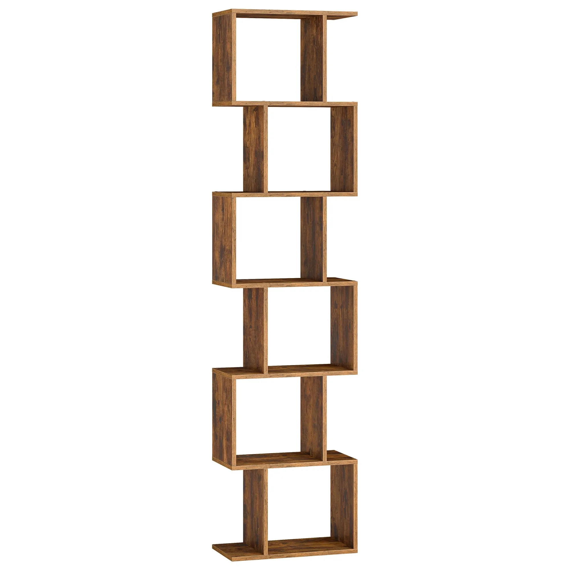VASAGLE Scaffale a 6 Ripiani, Libreria, 40 x 24 x 191 cm