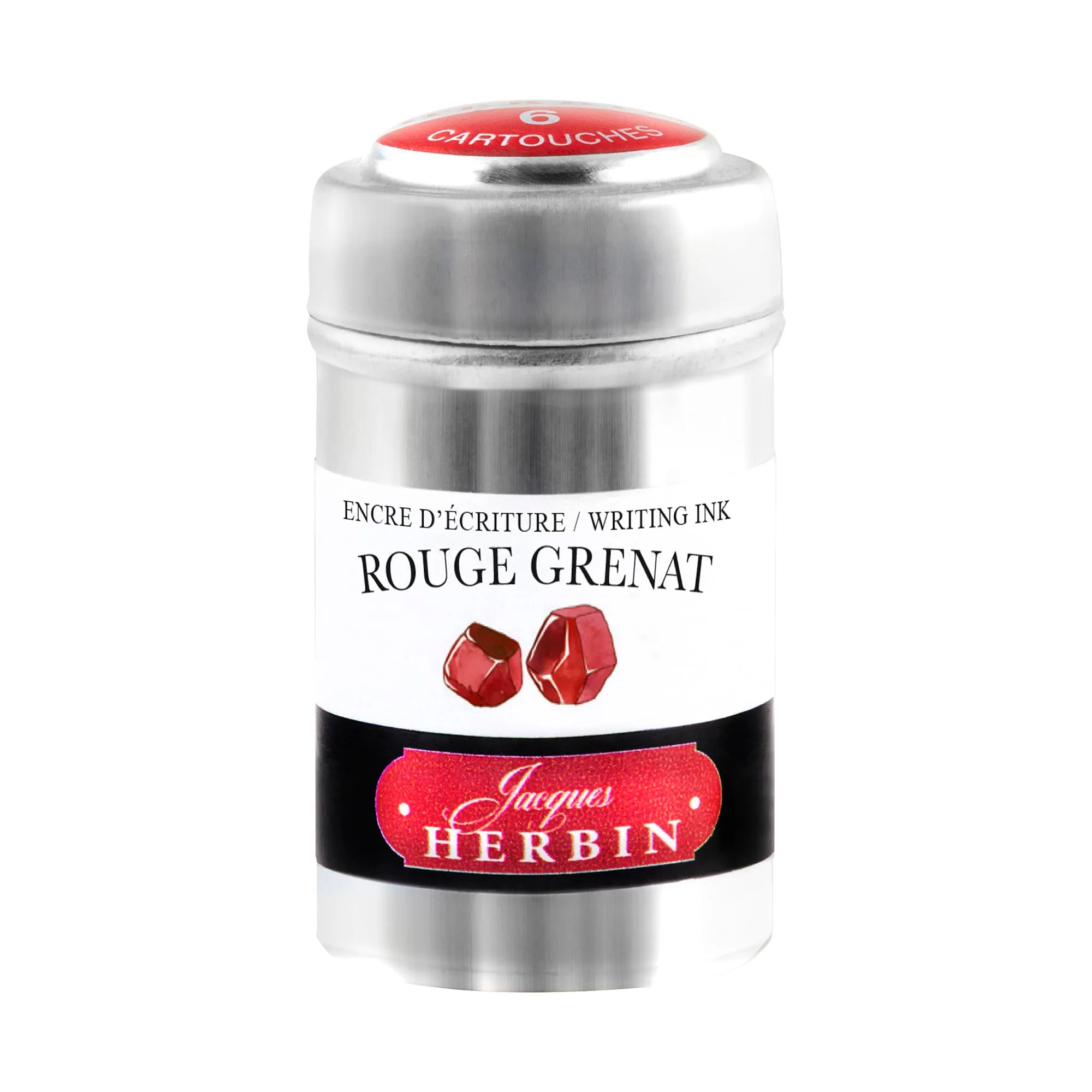 Jacques Herbin 20129T - 6 cartucce d'inchiostro per stilografica