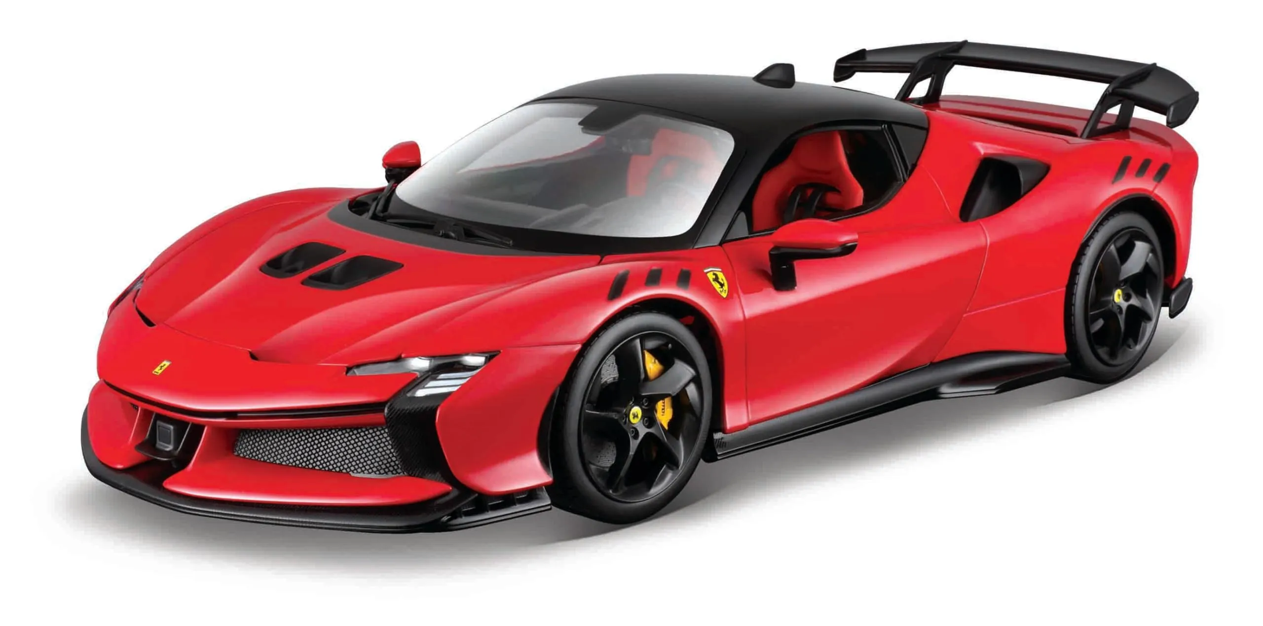 BBURAGO - Ferrari SF90 XX Stradale, Auto Diecast in Scala 1:24, Replica Dettagliata della Supercar, Porte e Bagagliaio Apribili, Licenza Ufficiale Ferrari, Età Consigliata 3+ Anni