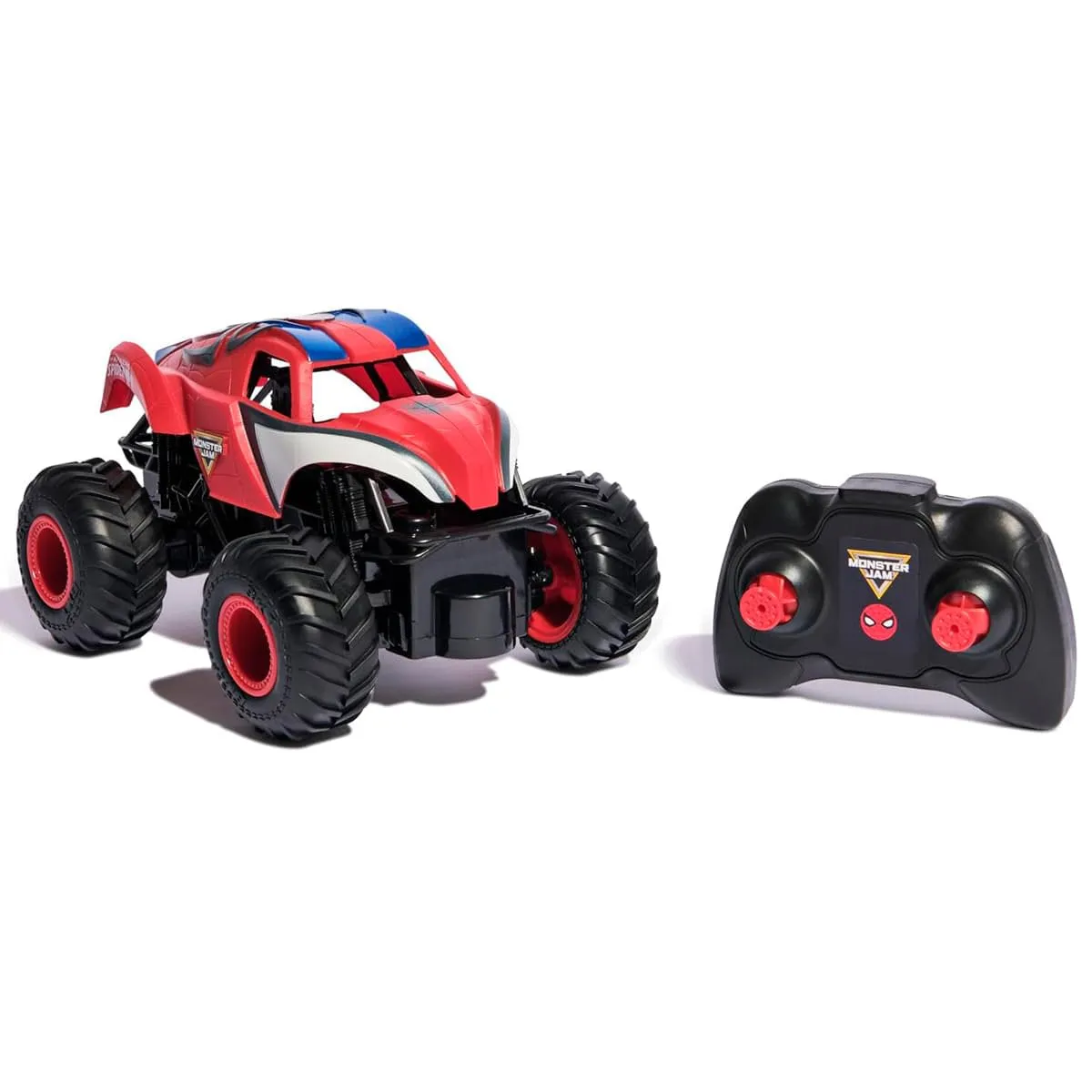 Monster Jam, Marvel The Amazing Spider-Man RC Monster Truck, scala 1:24, giocattoli per bambini per ragazzi e ragazze dai 4 anni in su