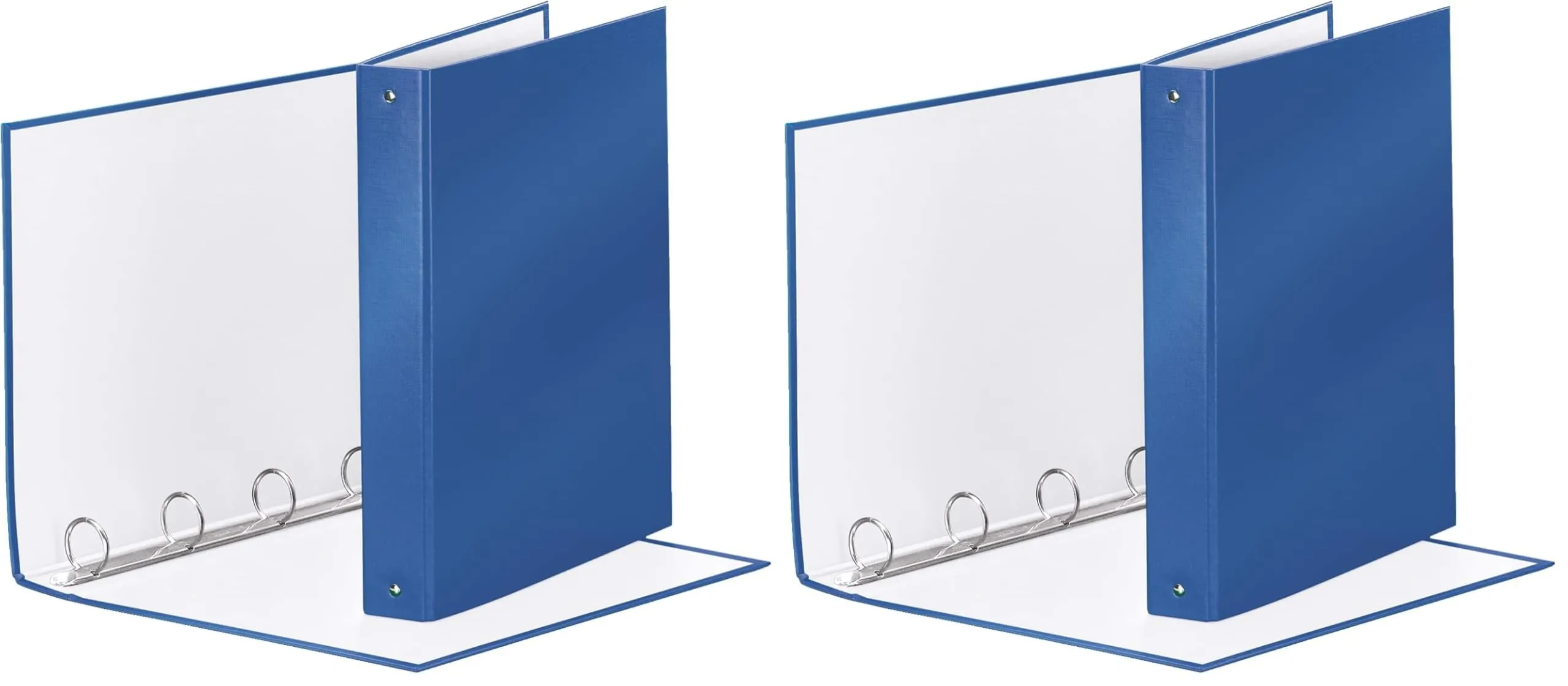 ESSELTE MEETING raccoglitore ad anelli 4-30-Tondo - f.to 22 x 30 cm - Blu metallizzato - 395792960 (Confezione da 2)