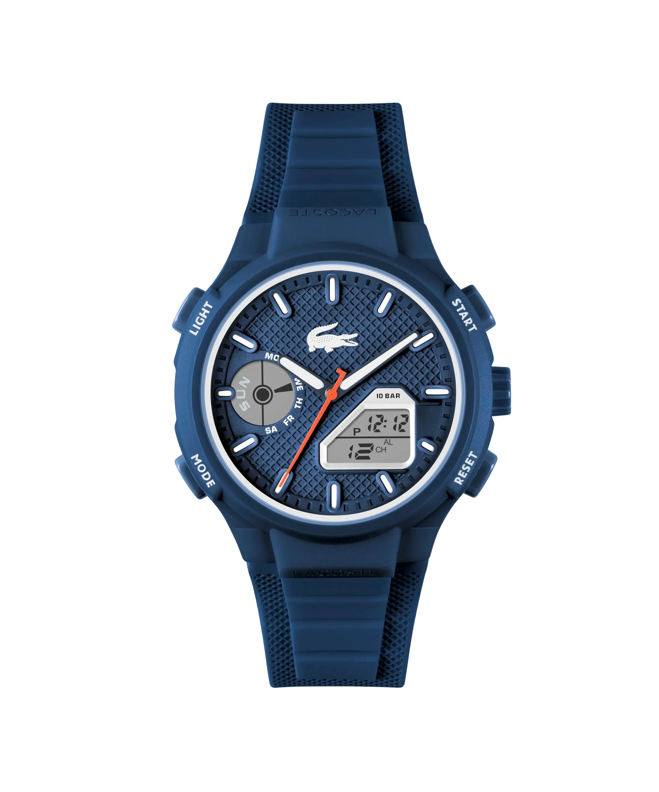 Lacoste Orologio Quarzo Multifunzione Analogico-Digitale da uomo Collezione LC33 con cinturino in silicone