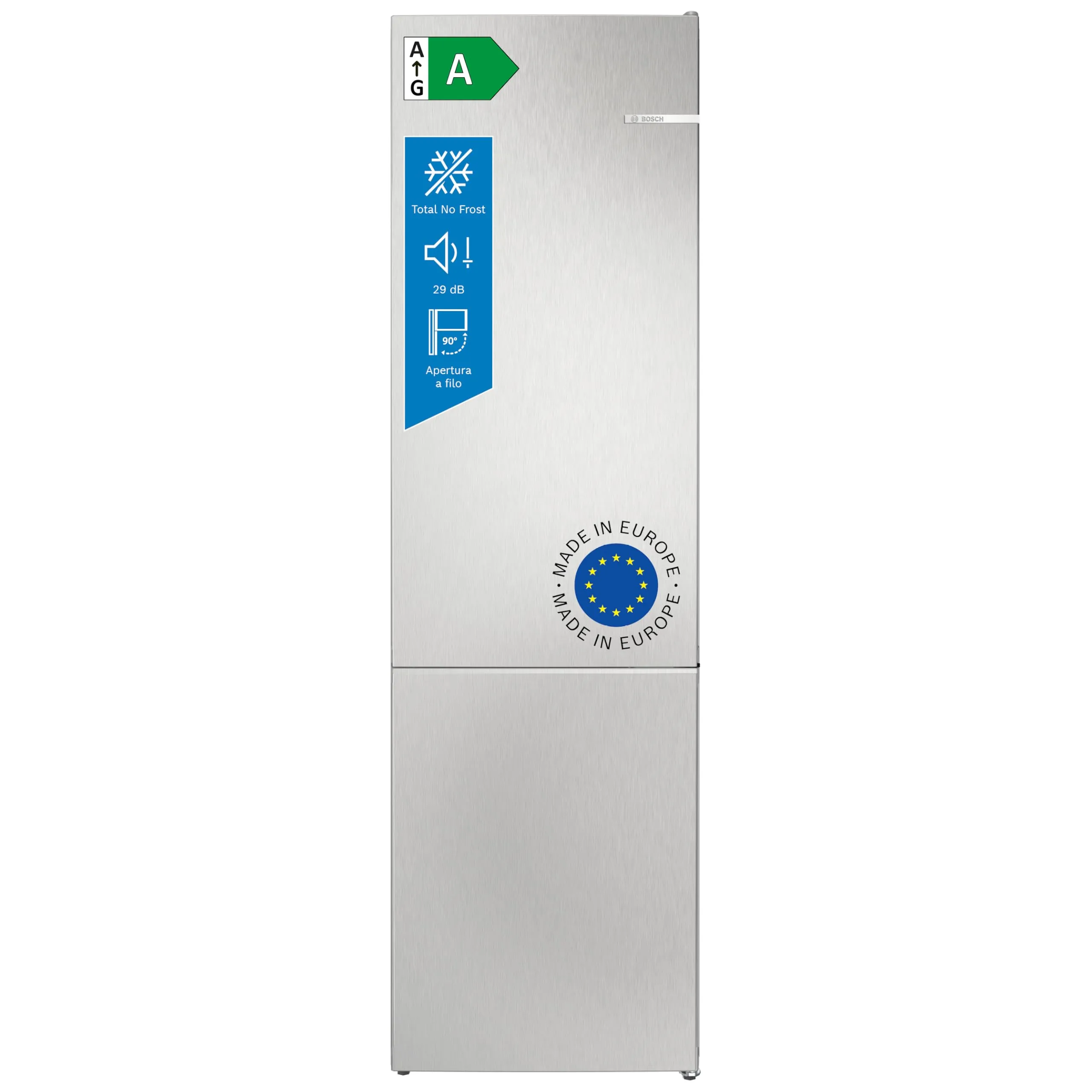 Bosch KGN392LAG Serie 4 Frigorifero Total No Frost 203x60cm Silver