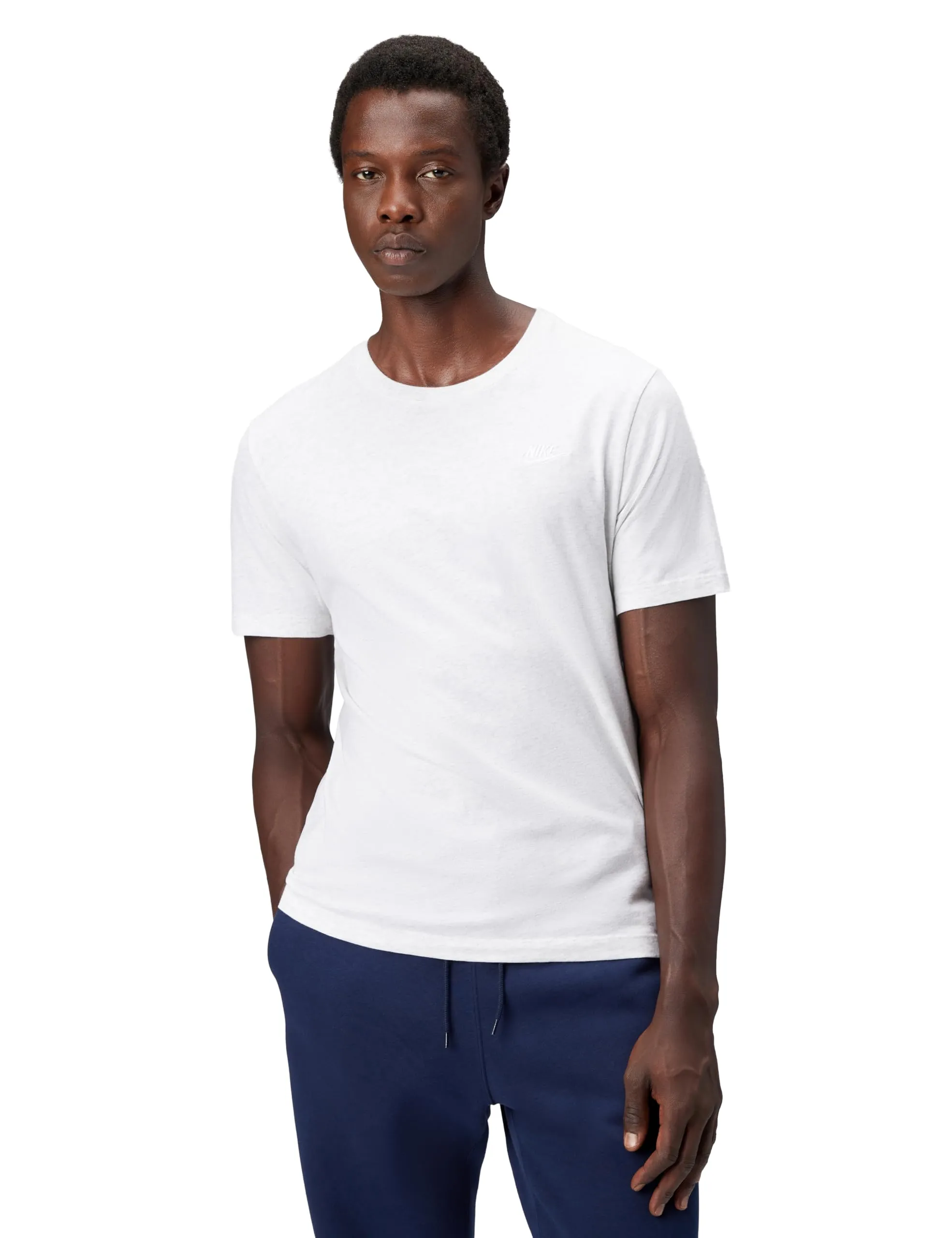 Nike Sportswear Club Maglietta Uomo Birch Heather, AR4997-051, XS