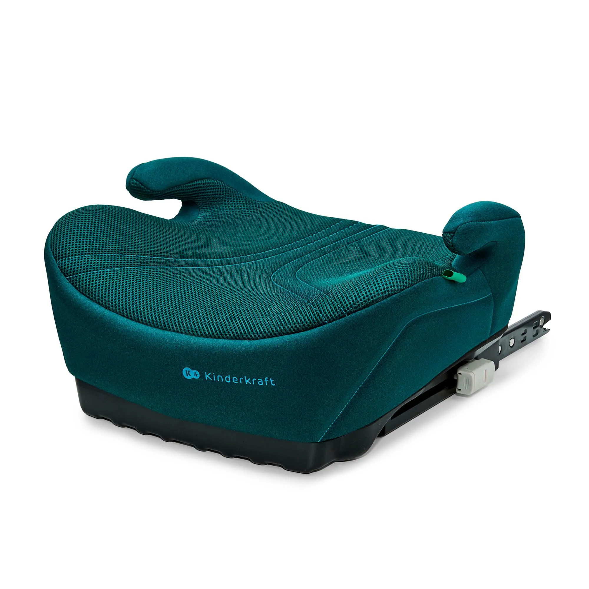 Kinderkraft I-BOOST 2 PRO, Seggiolino per Bambini da 125-150 cm e da 6 a 12 anni, Installazione ISOFIX, molto leggero (2,36 kg), Braccioli Ergonomici, Rivestimento Sfoderabile, Verde