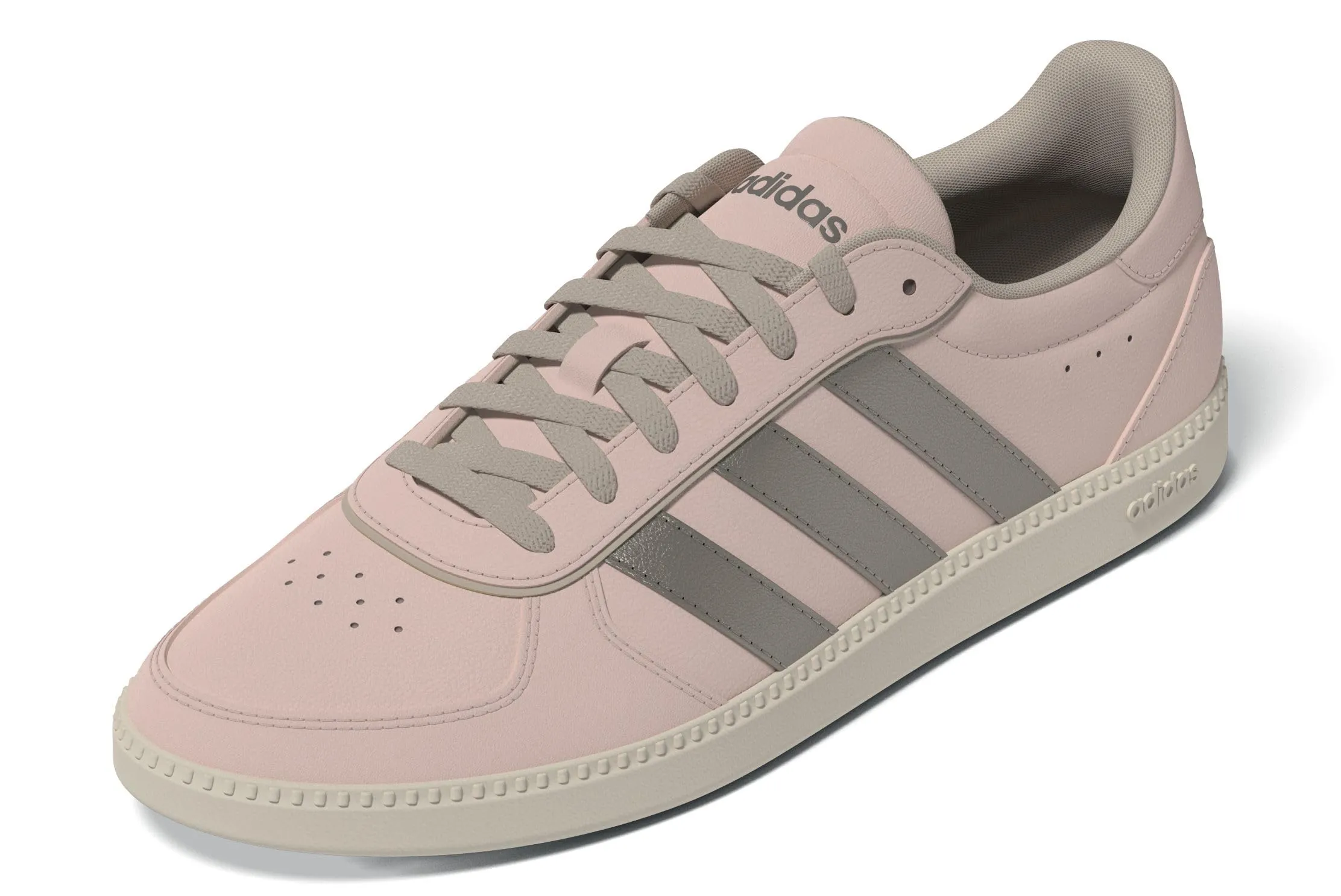 adidas Donna BREAKNET Sleek Shoes, Blush Pink/Cyber Met./Wonder White, 36 EU