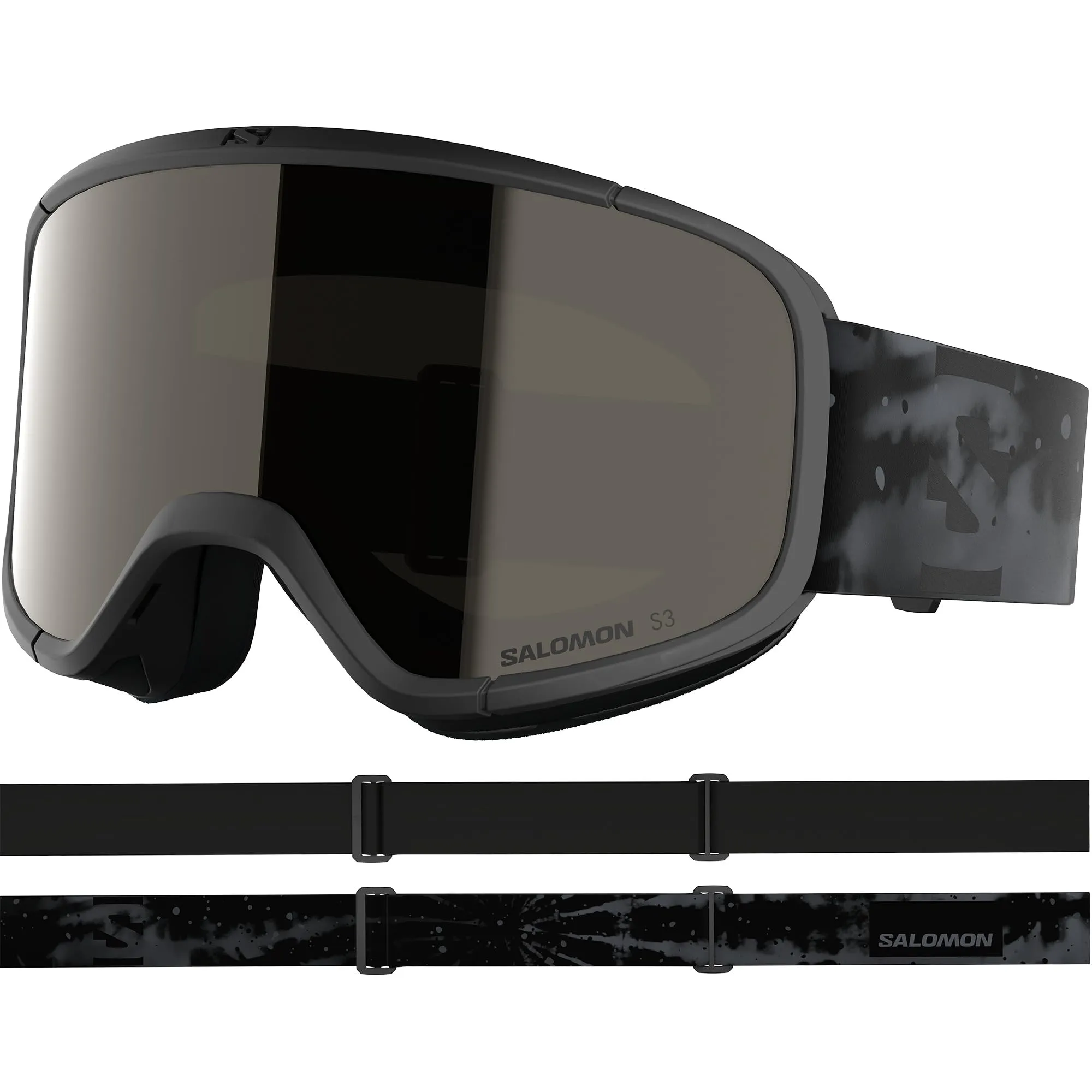Salomon AKSIUM 2.0 Goggles, Unisex Anti-Fog Ski Goggles For Snowboarding and Mountain Adventures