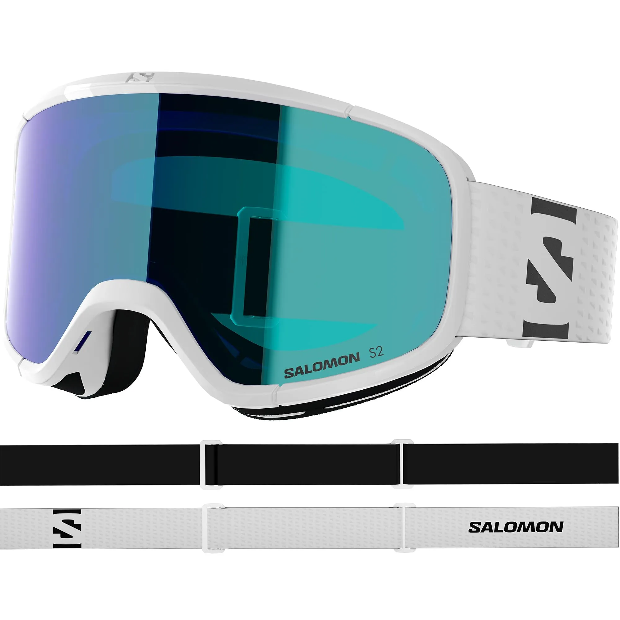 Salomon AKSIUM 2.0 Goggles, Unisex Anti-Fog Ski Goggles For Snowboarding and Mountain Adventures