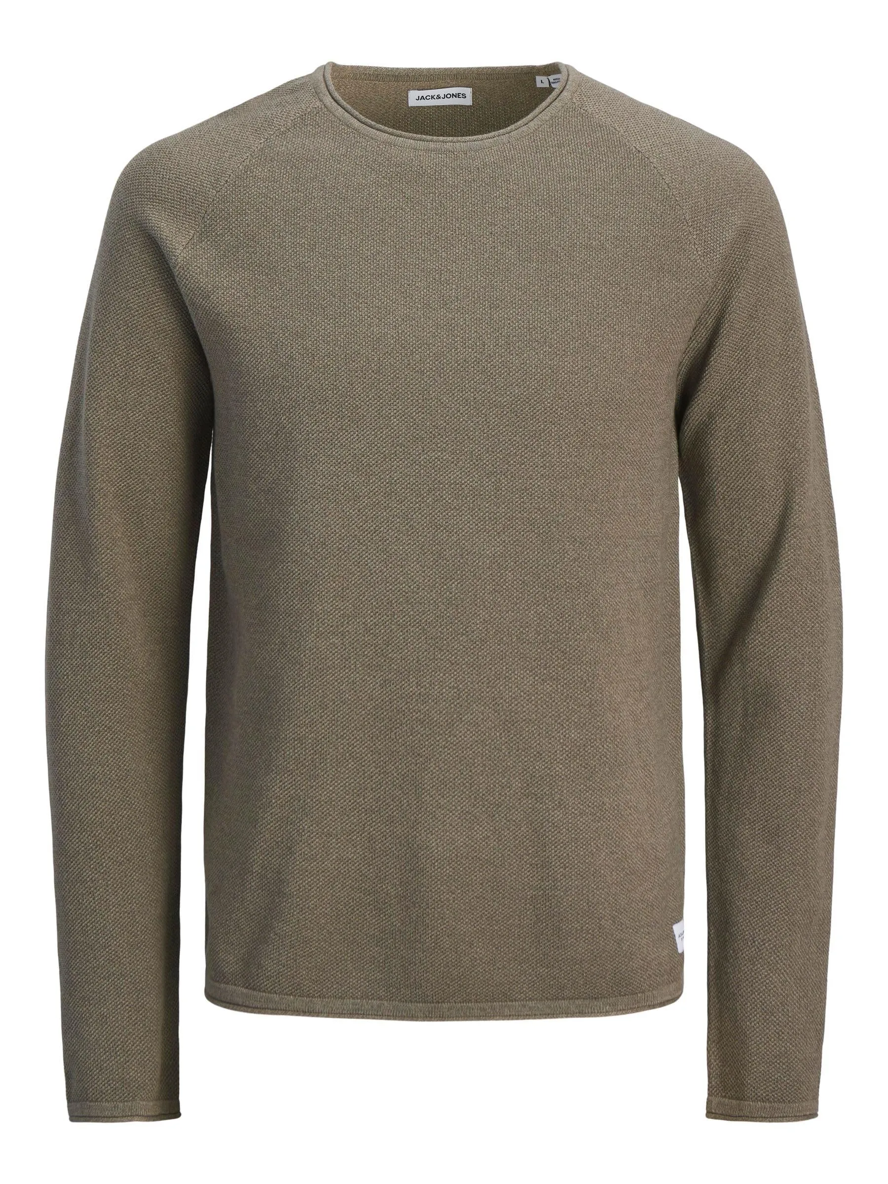 Jack & Jones Jjehill Knit Girocollo Noos, Vetiver, XL, Vetiver., XL
