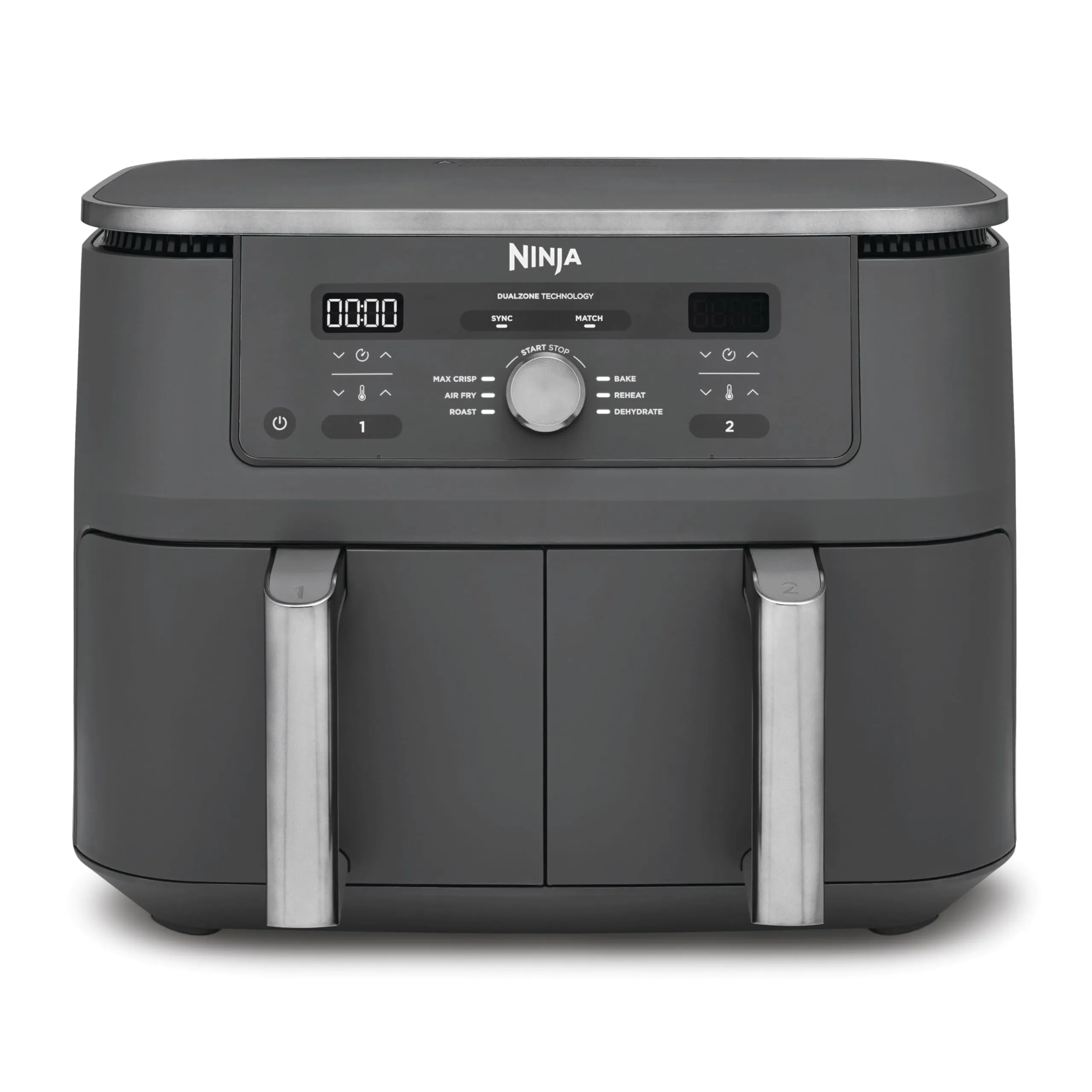 Ninja Dual Zone MAX, Friggitrice ad Aria da 9,5 L, 6 Funzioni, Grigio