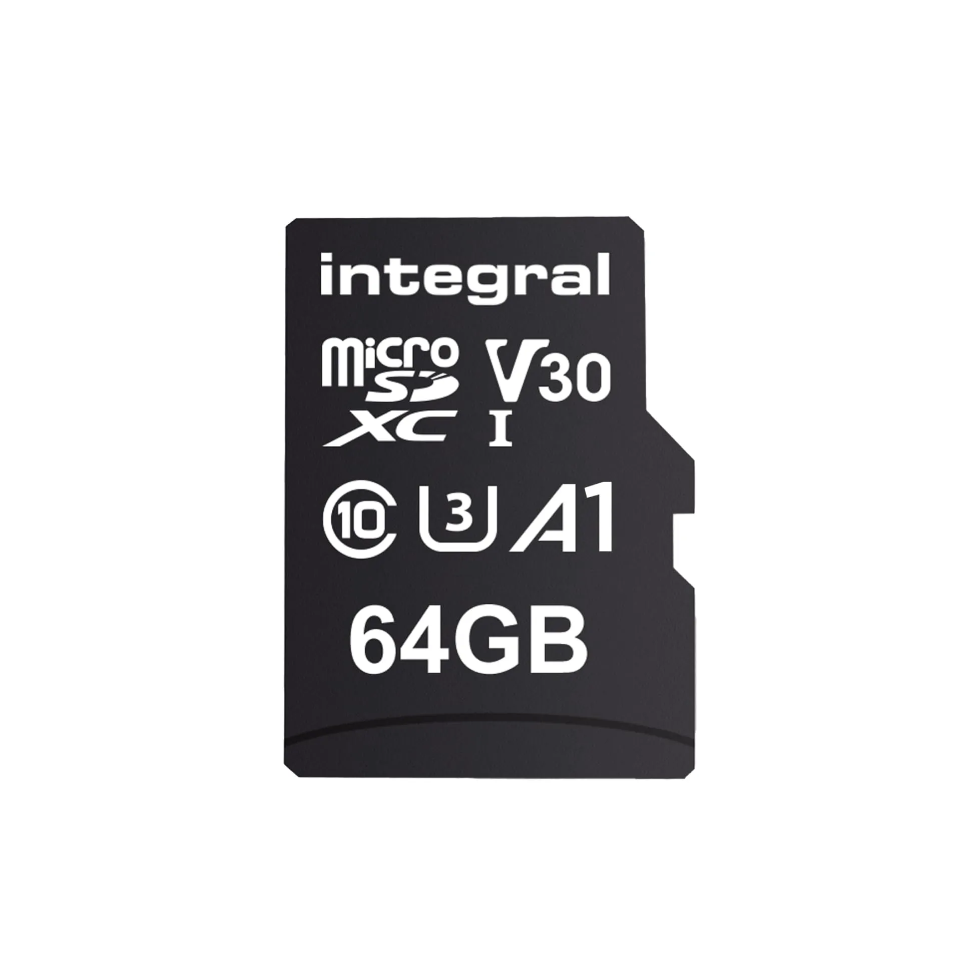 Integral Scheda di memoria microSD da 64 GB, ad alta velocità, video 4K, fino a 100 MB/s in lettura, 50 MB/s in scrittura, UHS-I, U3, V30, classe 10, A1 App Performance – smartphone, tablet, droni