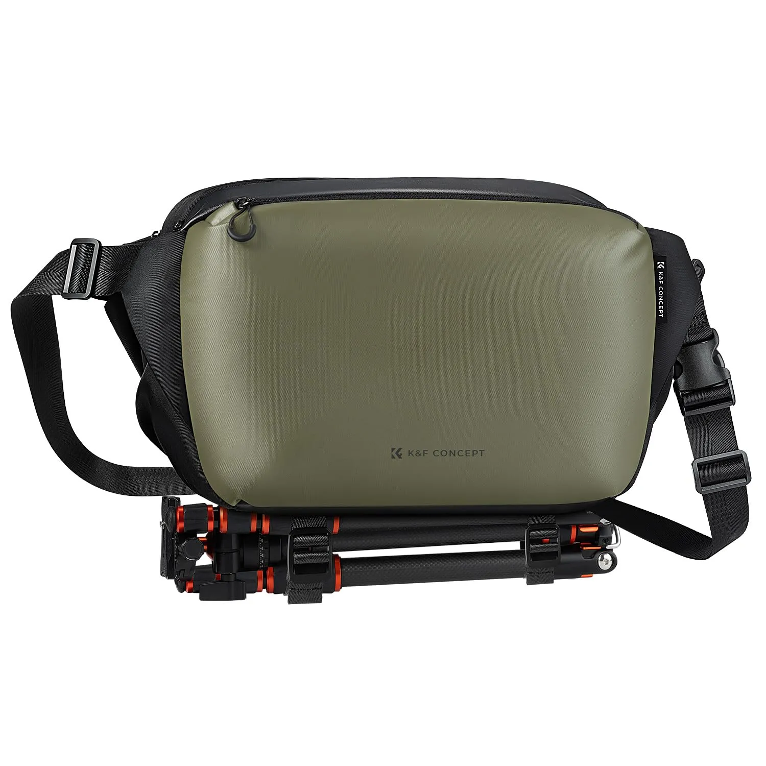 K&F CONCEPT Borsa Foto Tracolla Impermeabile Antiurto 33cm Verde