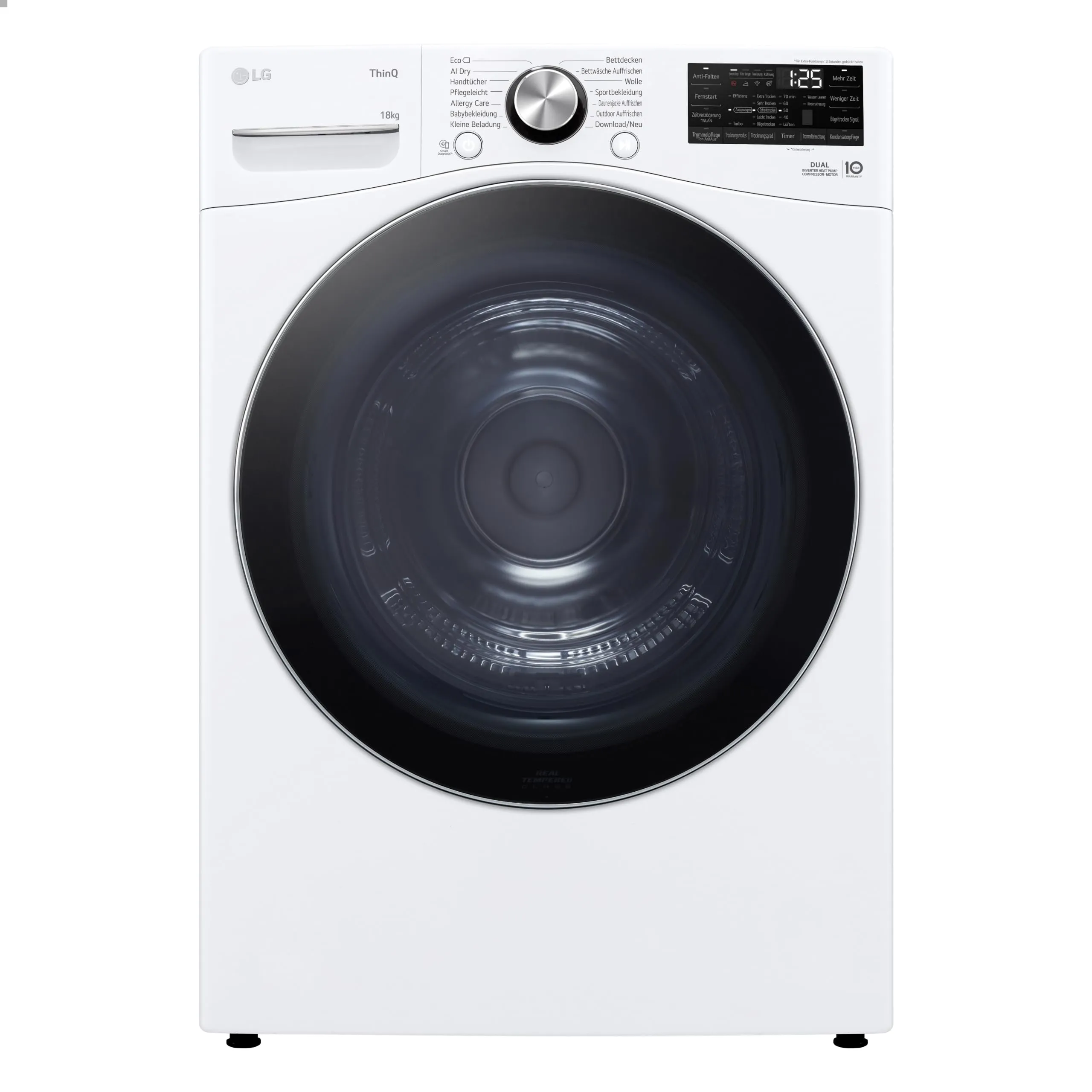 LG RH18U8AVCW Asciugatrice 18 kg Serie U8, Classe A+++, Pompa di Calore