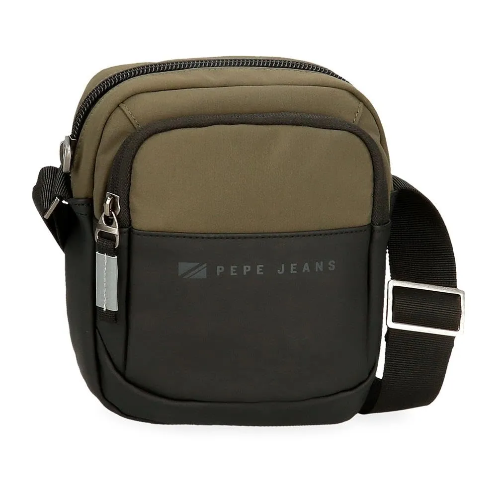 Pepe Jeans Jarvis Borsa a Mano, verde scuro, Tracolla
