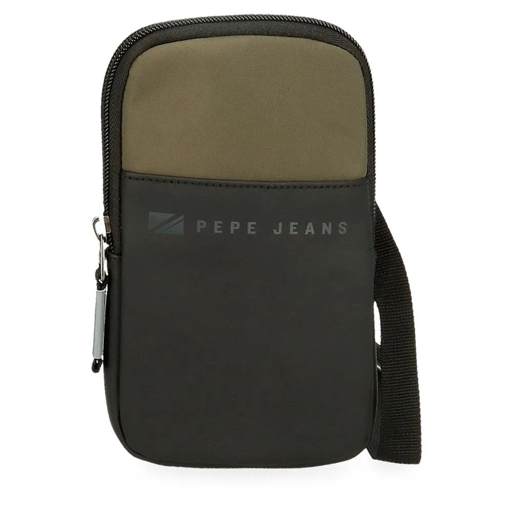 Pepe Jeans Jarvis Borsa a Mano, verde scuro, Tracolla mobile