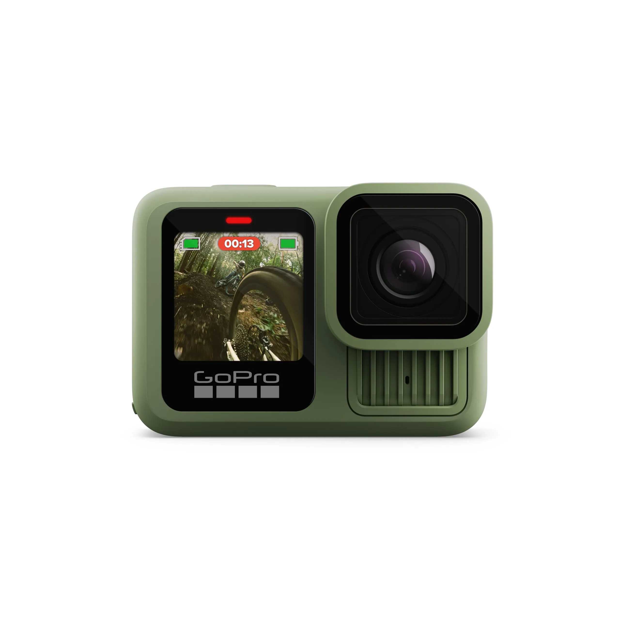 GoPro HERO13 Black nel colore Forest Green (Colore in edizione limitata) - Action camera impermeabile con video 5.3K60, foto 27MP + compatibilità con obiettivi serie HB