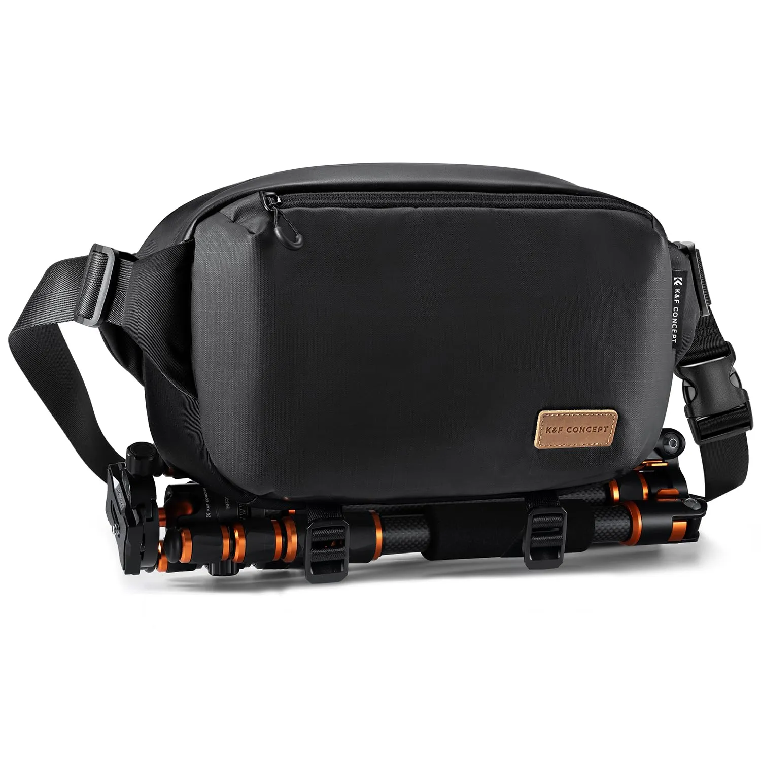 K&F CONCEPT Borsa Foto Tracolla Impermeabile Antiurto 33cm Grigio Scuro