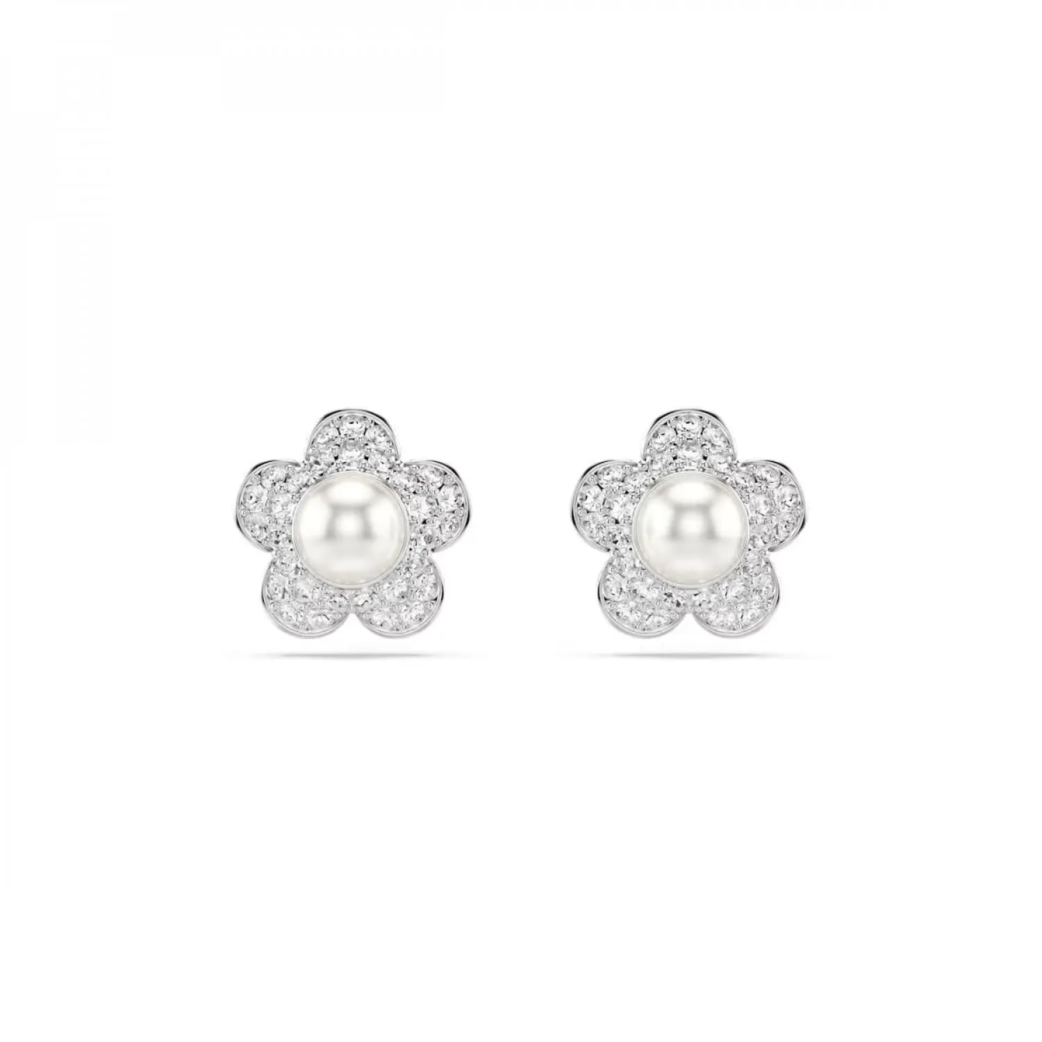 Swarovski Capsule 2026 Angelic Orecchini a lobo, placcati rodio lucido con cristalli - P_145655