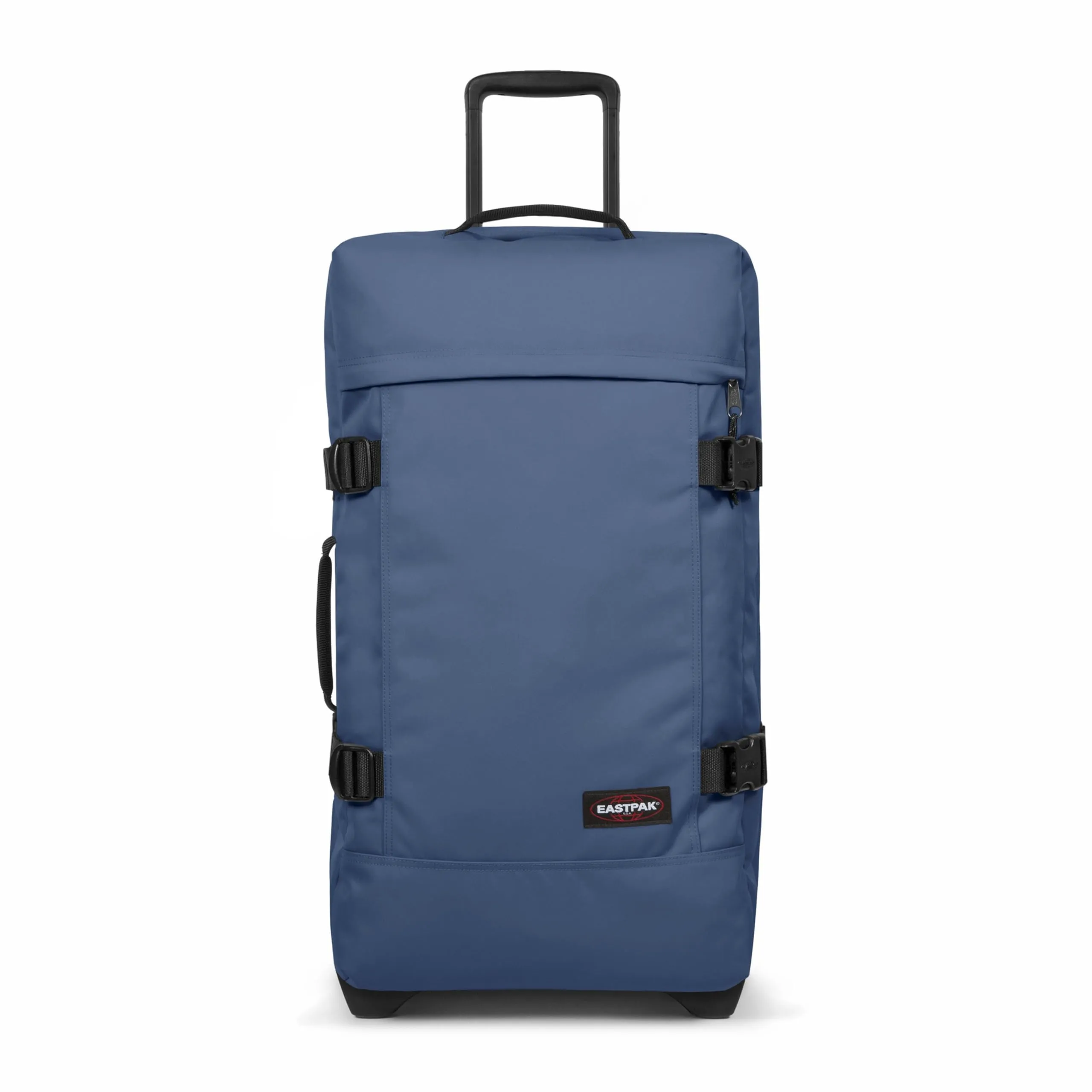Eastpak Tranverz M Valigia Media 78L (67 x 35,5 x 30 cm), Bagaglio a Ruote, Valigia Leggera e Resistente con Doppio Scomparto, Manico Telescopico e Serratura TSA - POWDER PILOT