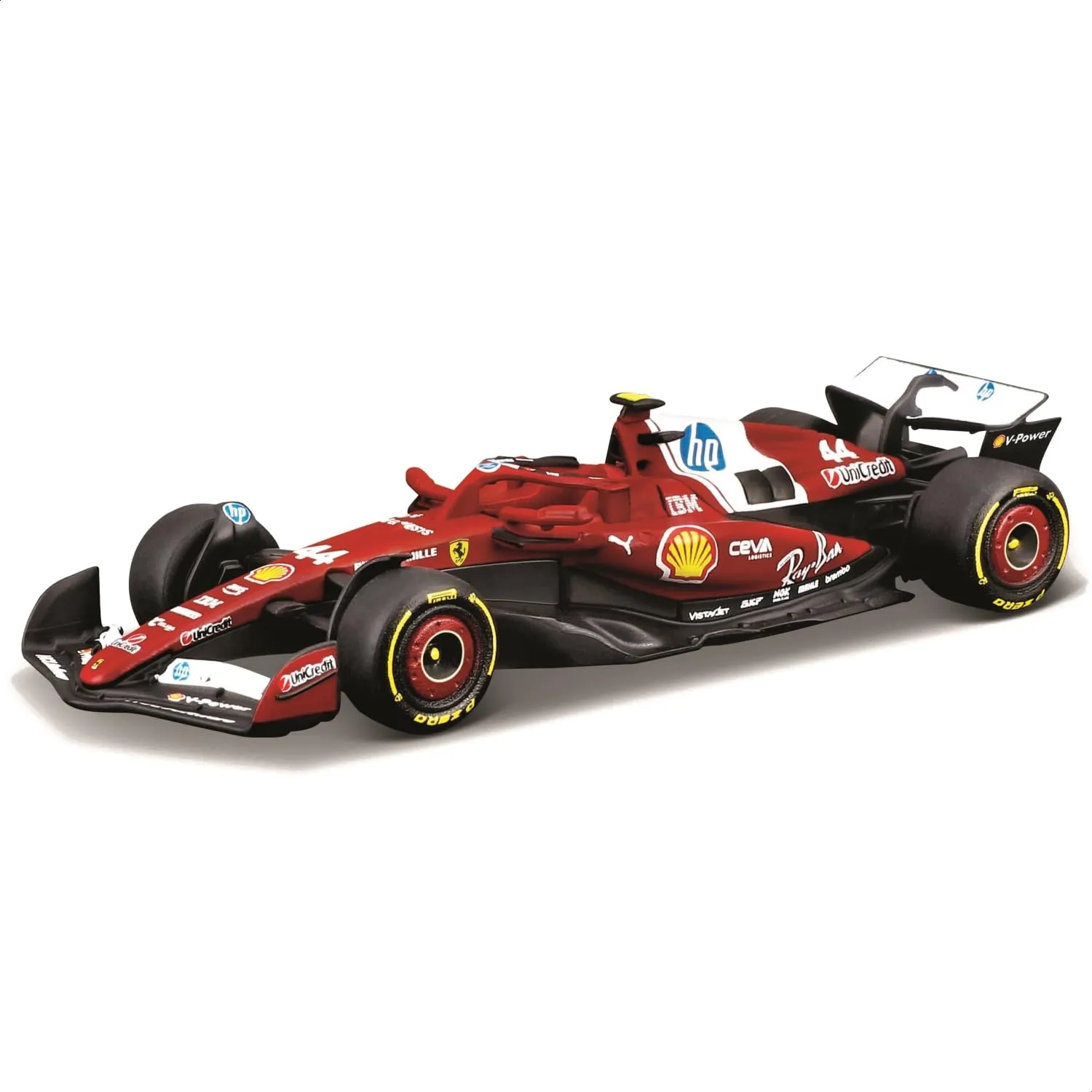 Bburago - F1 Ferrari SF-25#44 Lewis Hamilton 2025, Auto Diecast in Scala 1:64, Replica Dettagliata Monoposto Formula 1, Licenza Ufficiale Ferrari, Blister da Collezione, Età Consigliata 14+ Anni