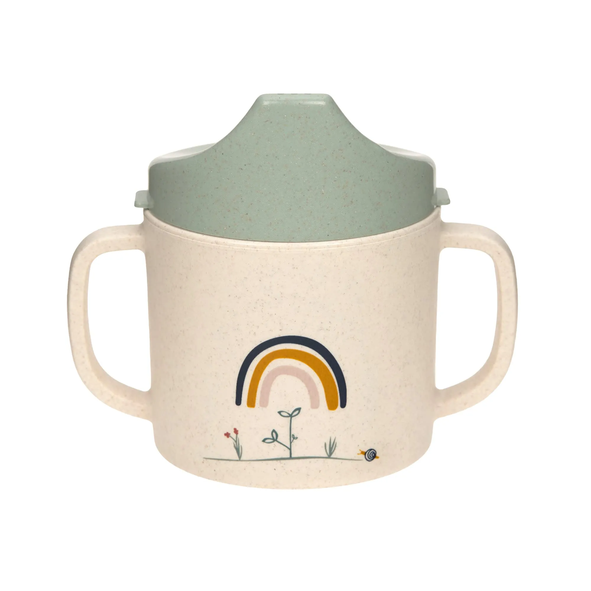 LÄSSIG Tazza per bambini con manico e coperchio rimovibile 150 ml/Sippy Cup Little Chums Mouse