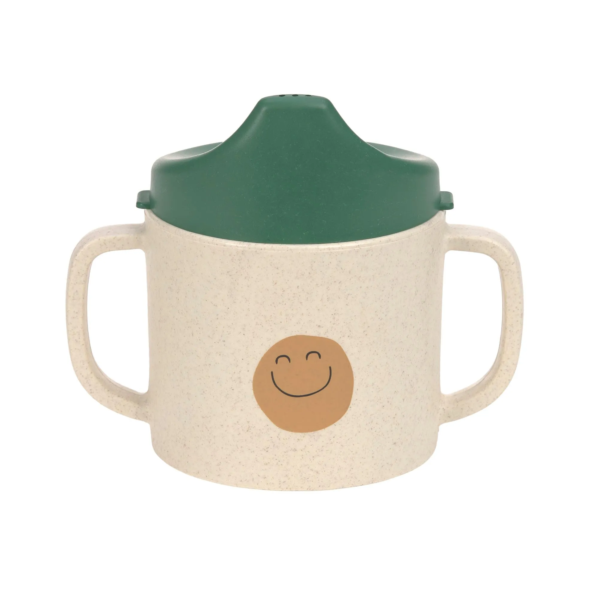 LÄSSIG Tazza per bambini con manico e coperchio rimovibile 150 ml/Sippy Cup PP/Cellulose Little Mateys spicy orange