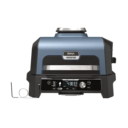 Barbecue elettrico e affumicatore Ninja Woodfire Pro Connect XL in Blu