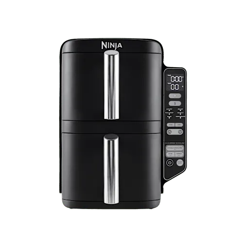 Friggitrice ad aria verticale Ninja Double Stack da 7,6 L in Nero