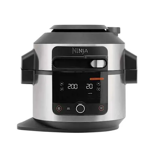 Multicooker Ninja SmartLid da 6 L in Nero/Argento