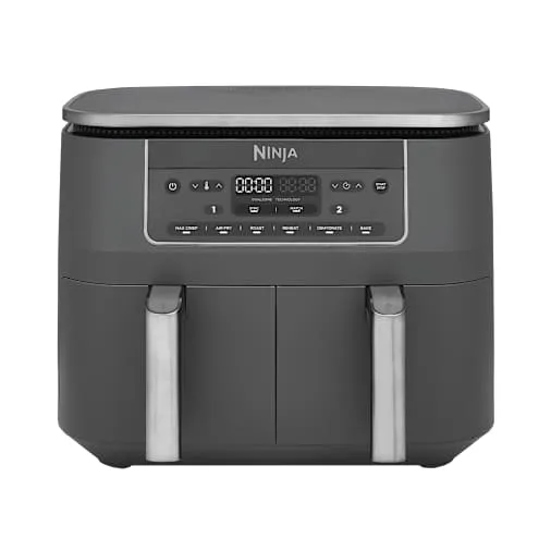 Friggitrice ad aria Ninja Dual Zone da 7,6 L in Grigio