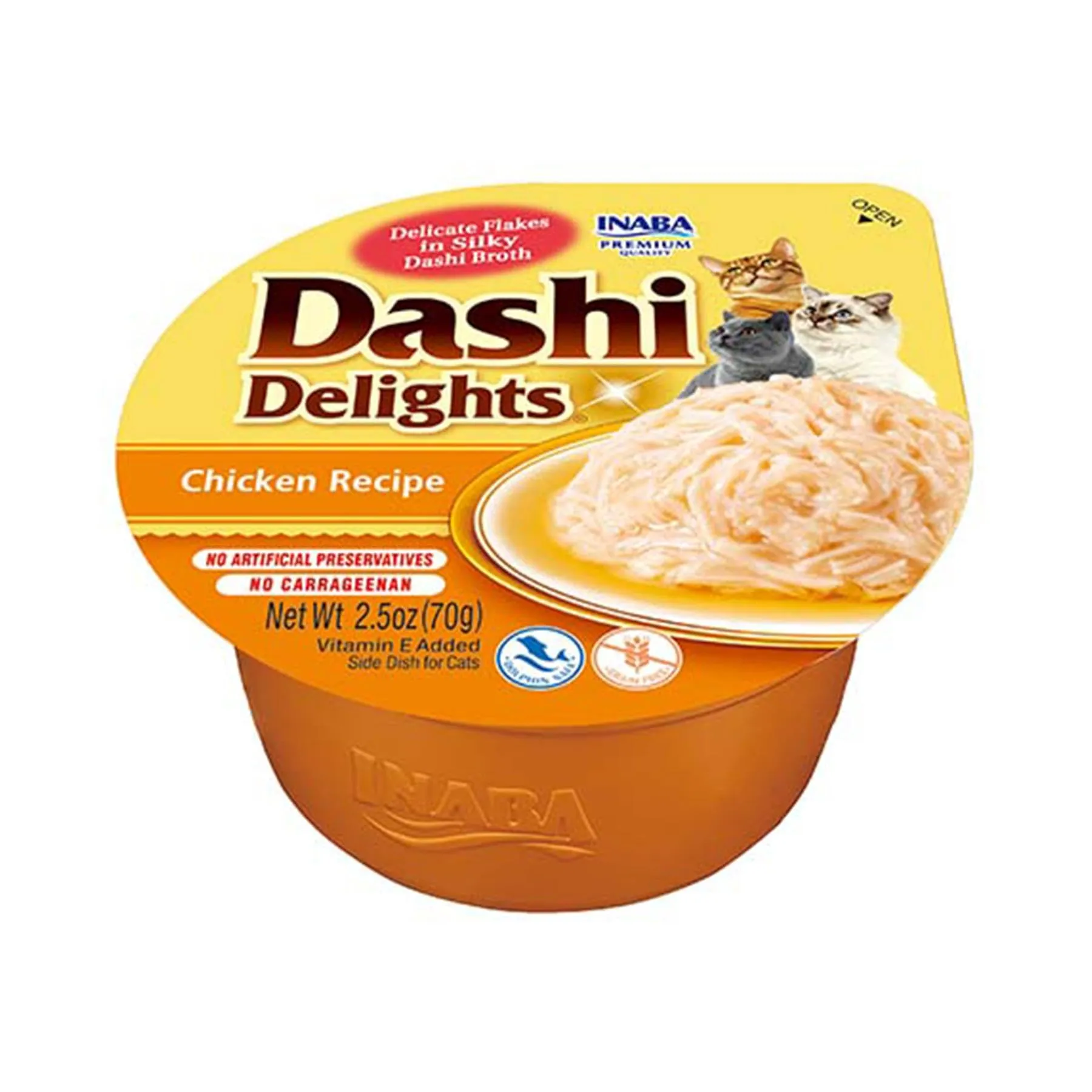 INABA Dashi Delights, Brodo per Gatti con Pollo, 70g