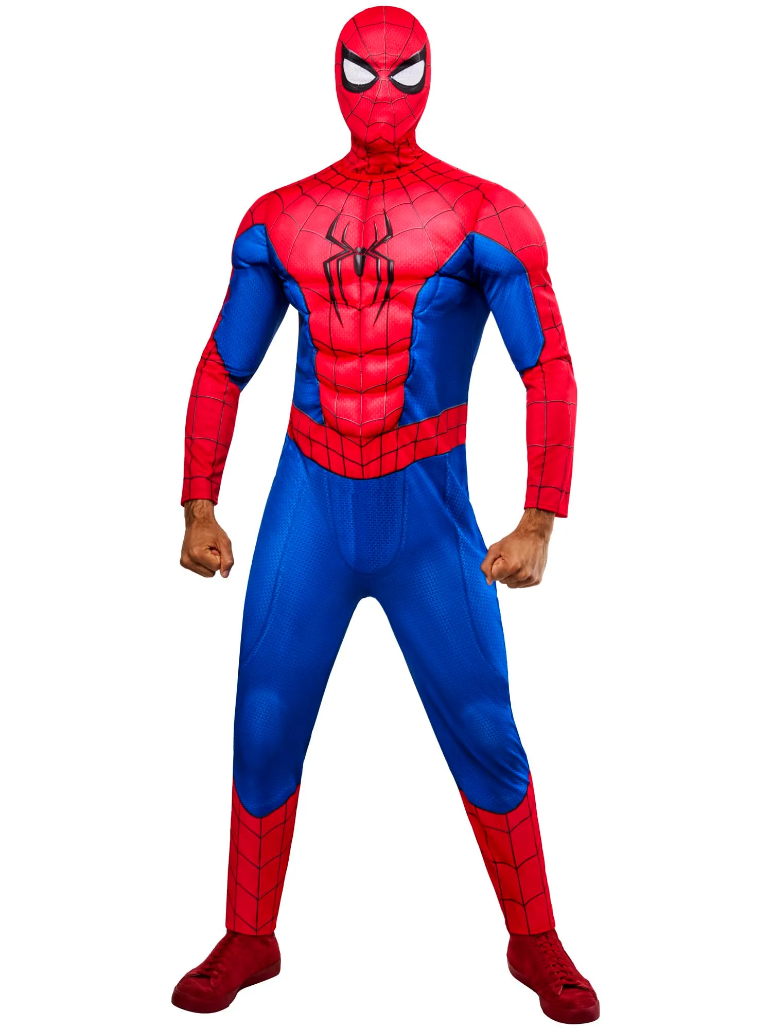 Rubies Costume ufficiale da Spider-Man Delux, per adulti, da uomo, taglia S
