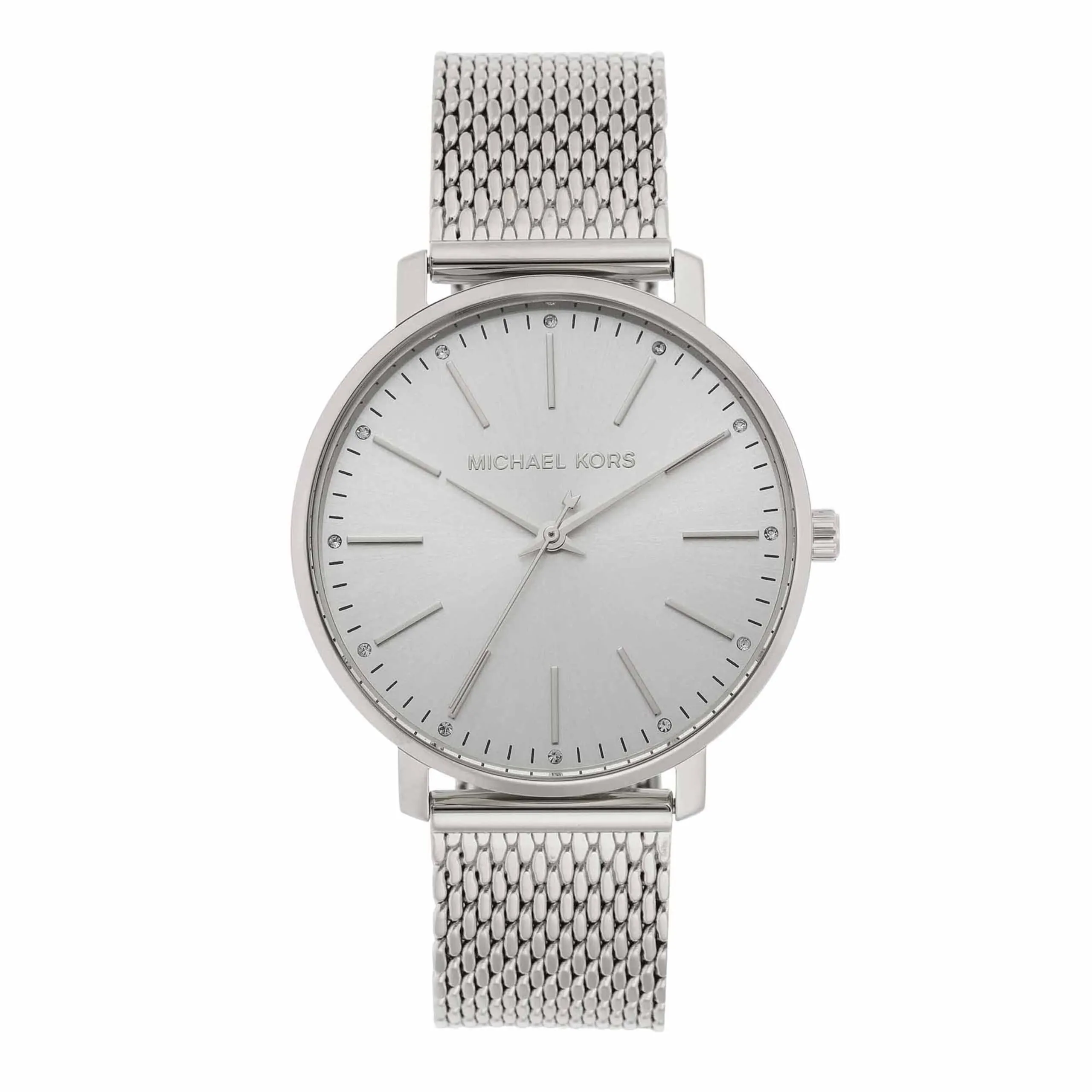Michael Kors Donna Orologio Pyper, movimento al quarzo a tre lancette con cinturino in acciaio inox o in lega