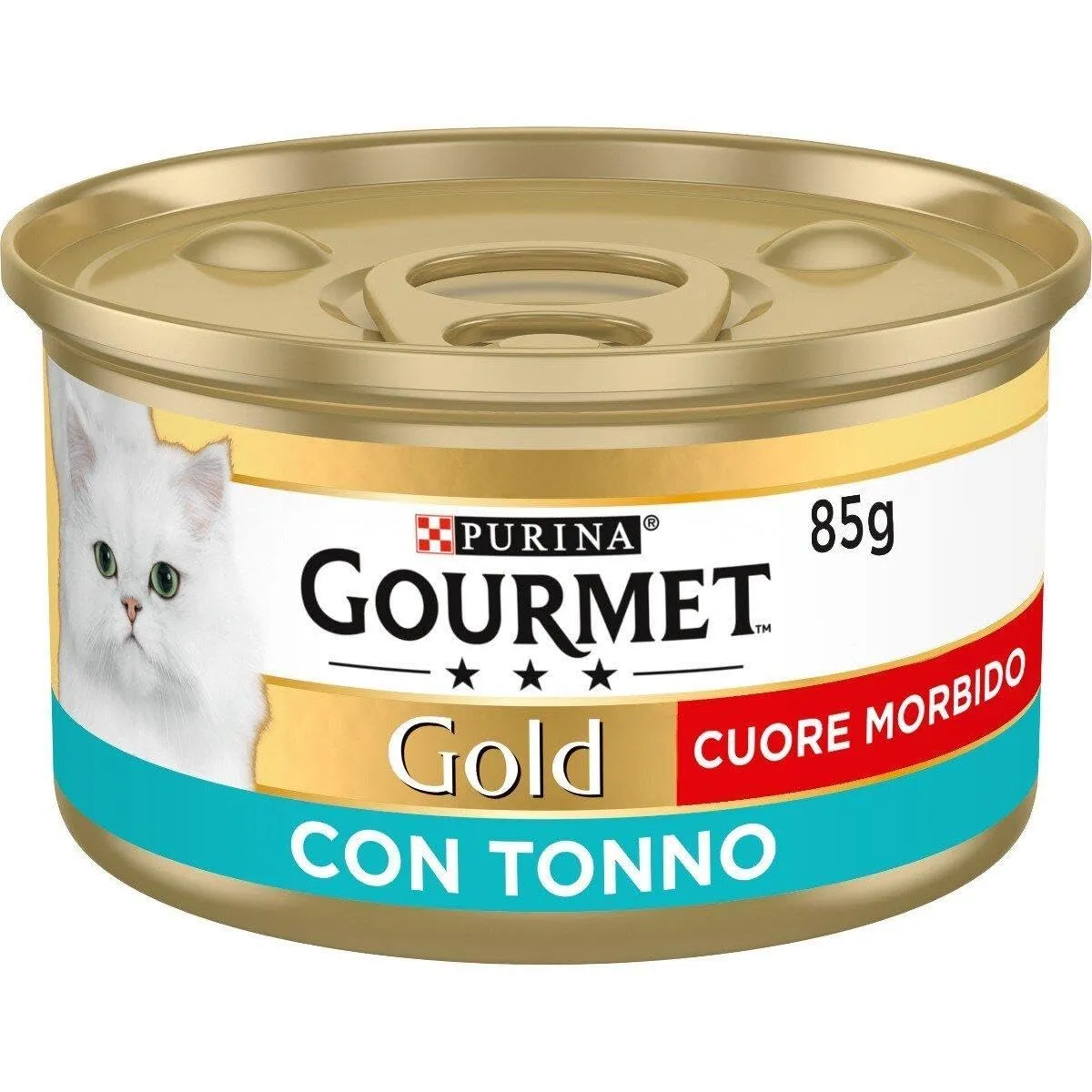 Gourmet Gold Cuore morbido Cibo umido per Gatti con Tonno, 85 Gr