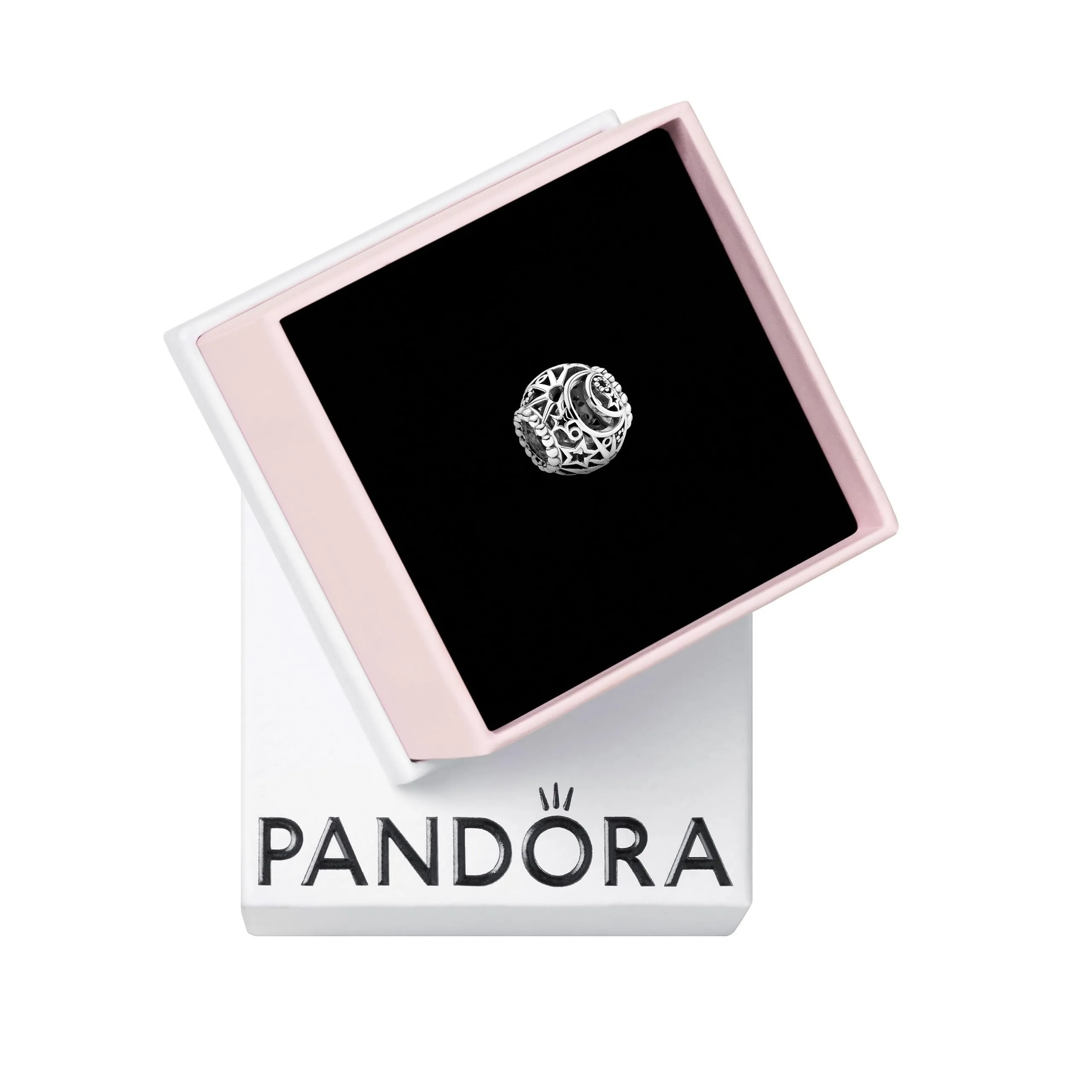 PANDORA Passions Ciondolo in argento Sterling con luna e stella