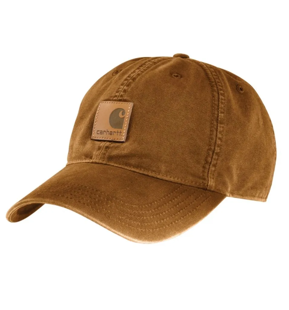 Carhartt Herren Canvas Cap Baseballkappe, Carhartt Braun, Einheitsgröße