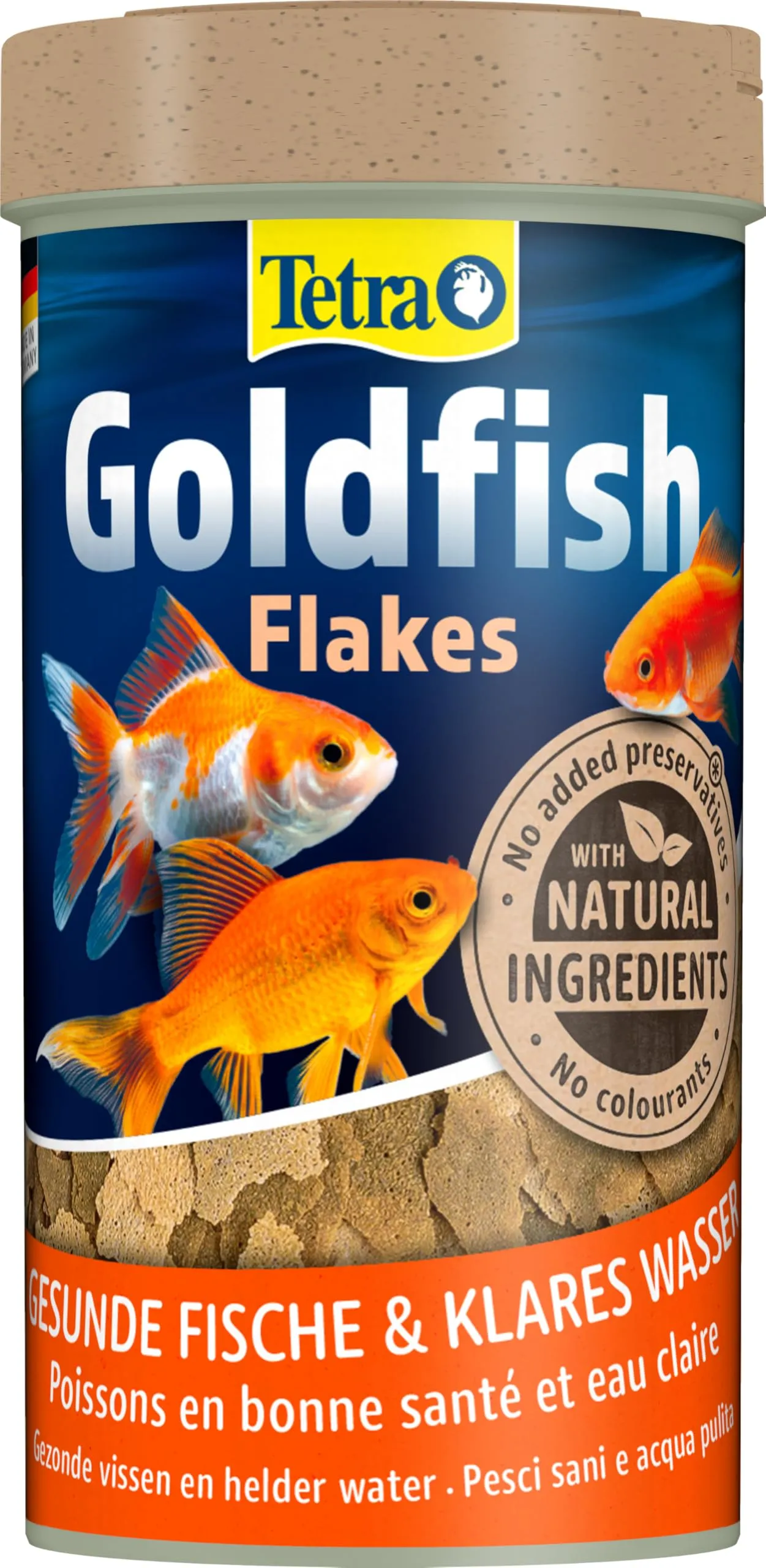 Tetra Goldfish Flakes - Mangime in fiocchi per pesci rossi, 250 ml