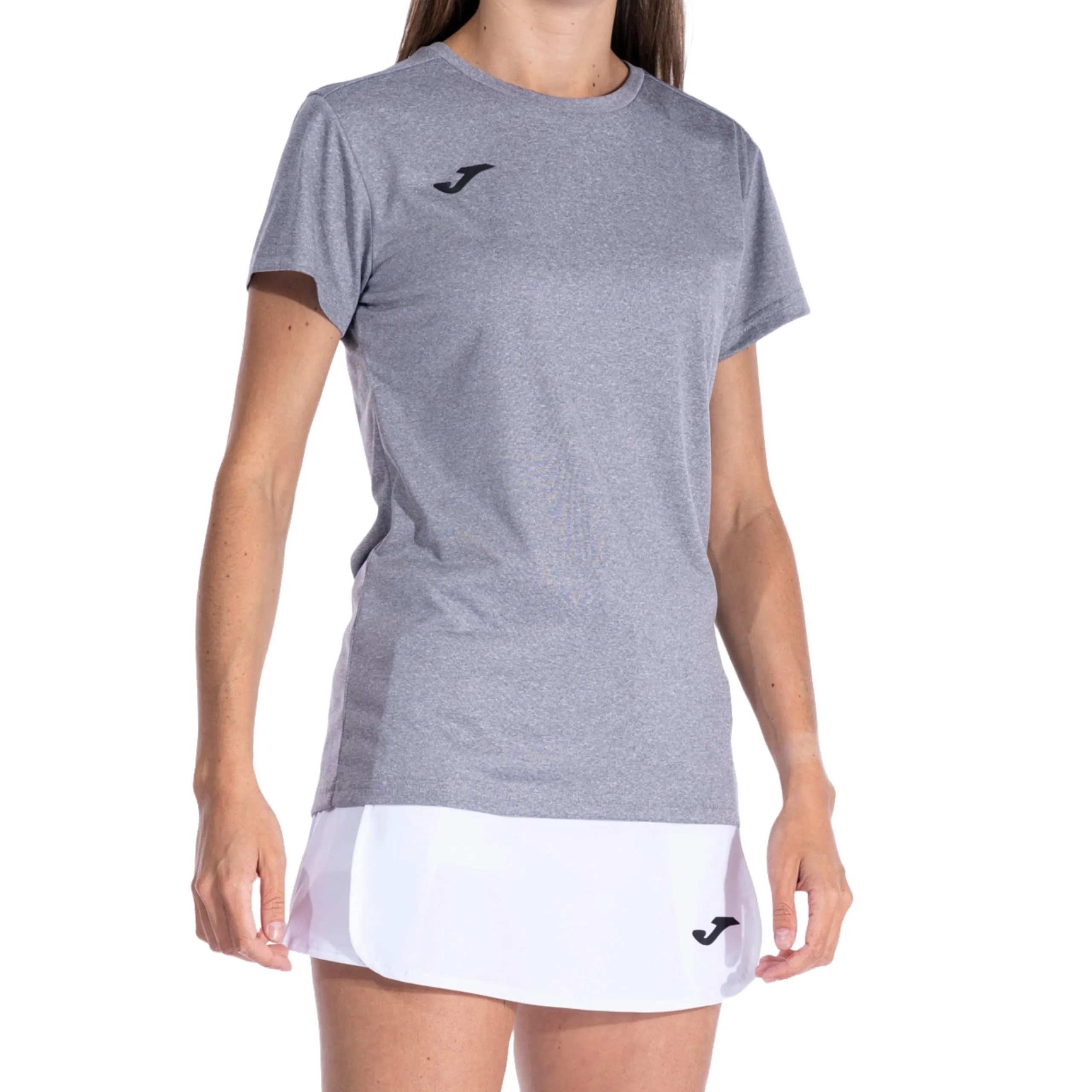 Joma Combi W M/C, Maglietta a Maniche Corte Donna, Grigio, XXL