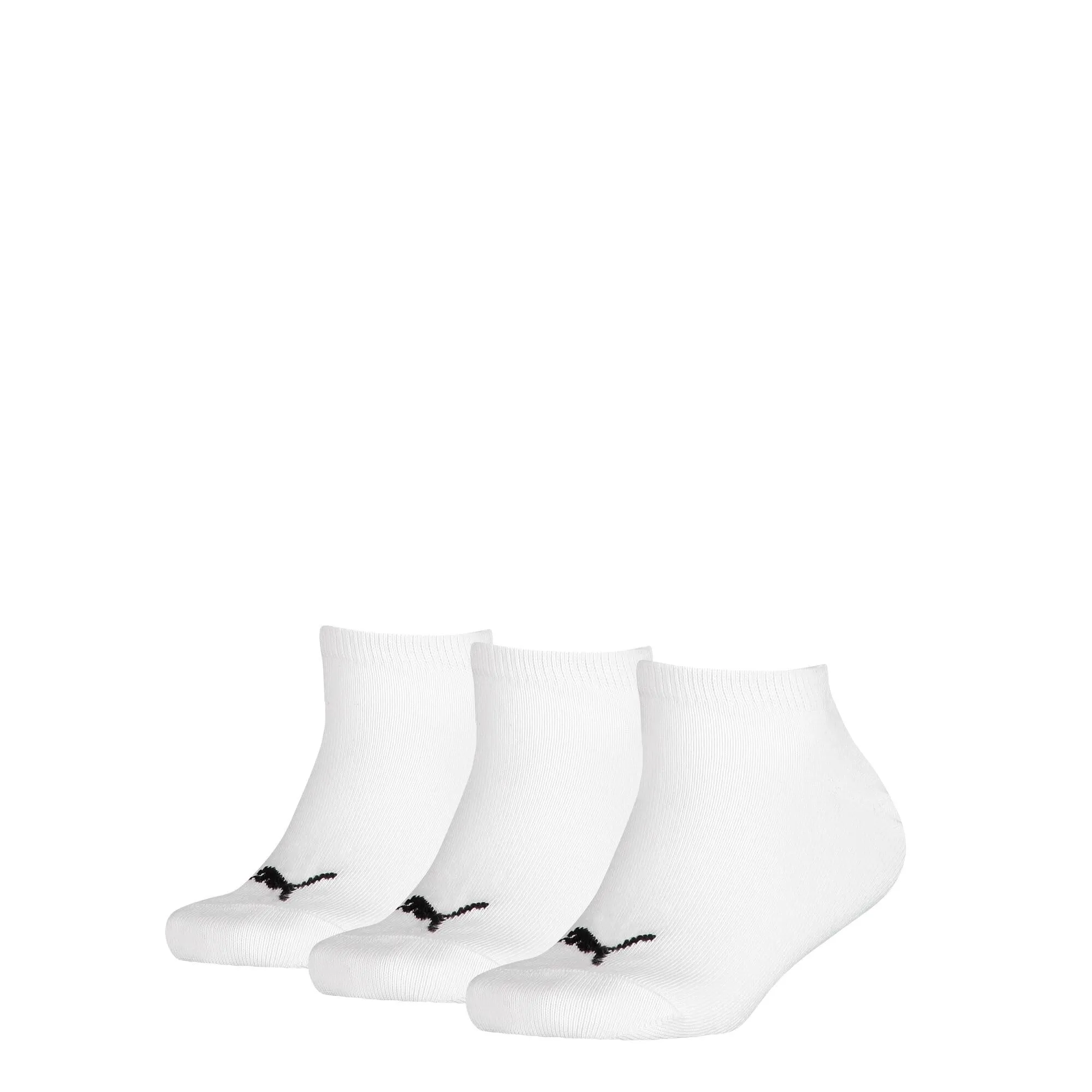 PUMA Invisible 3p, Calzini Unisex - Bambini e ragazzi, White, 23-26