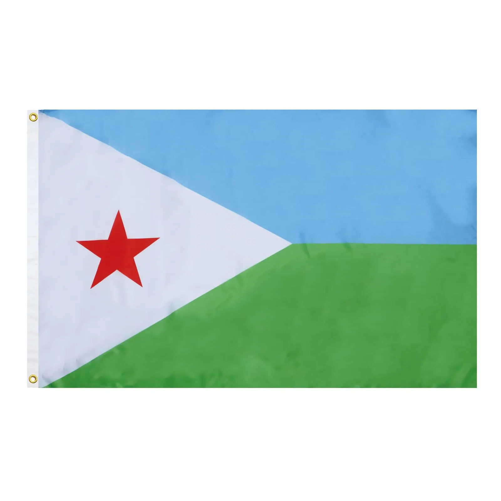 AZ FLAG Bandiera Gibuti 150x90 cm Gibutiana Poliestere Leggero 2 Occhielli