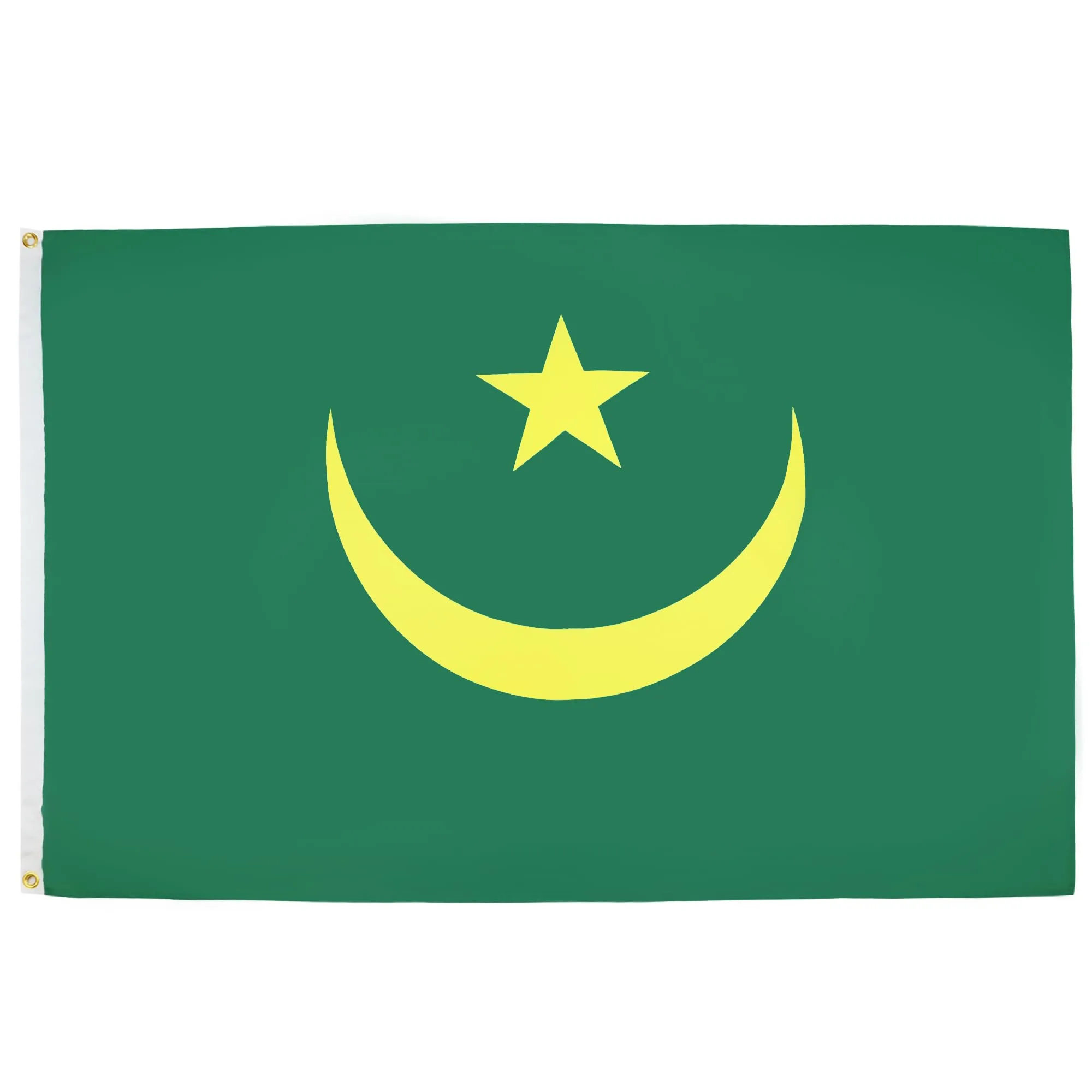 AZ FLAG Bandiera Mauritania 150x90 cm Poliestere Leggero 2 Occhielli