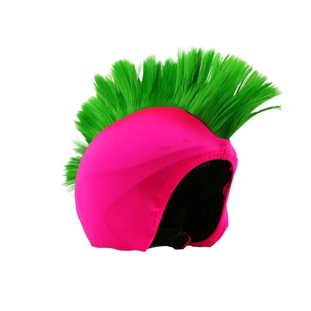 Coolcasc Pink Punk - Copertura universale per casco da sci - Divertente, protettiva e accattivante - Taglia unica