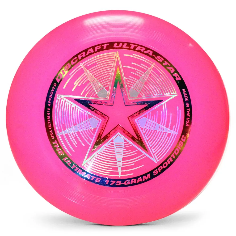 DISCRAFT, Ultrastar, Frisbee Unisex, Rosa, 175G