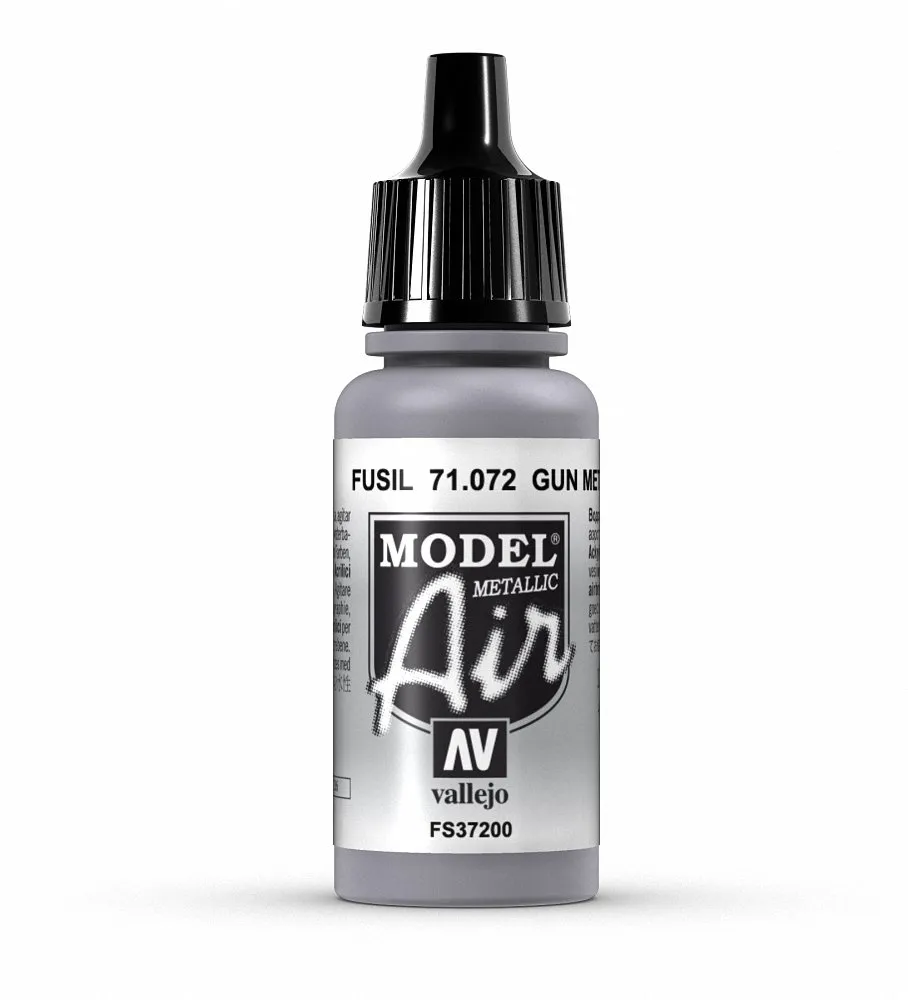 Vallejo Model Air 71072 Gun Metal (17ml)