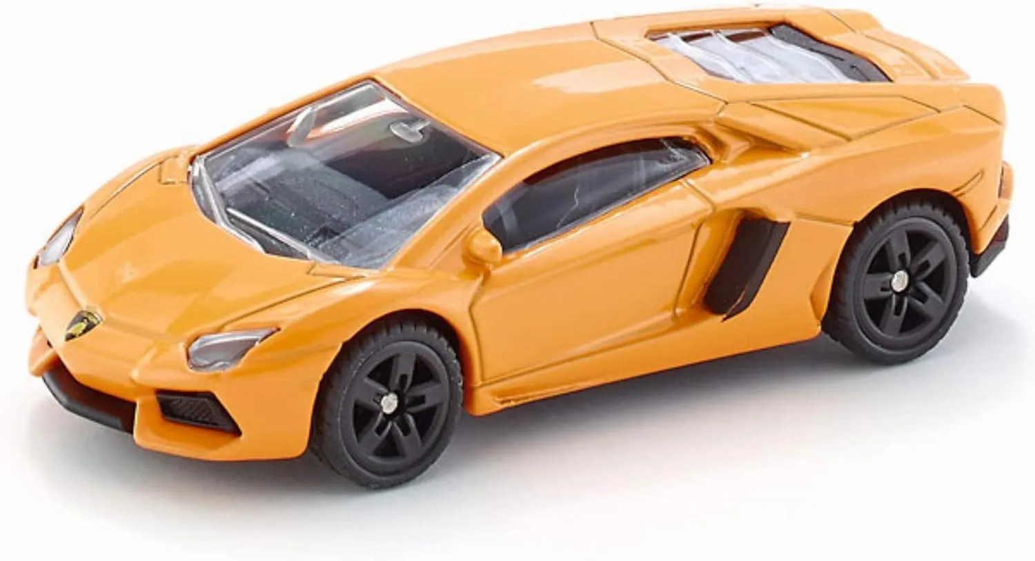Siku 1449, Lamborghini Aventador LP 700-4 auto sportiva, metallo/plastica, arancione, auto giocattolo per bambini